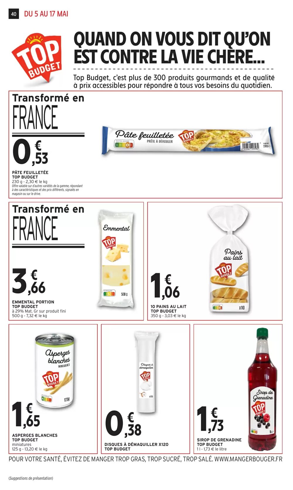 Prospectus promotionnel Intermarché Hyper valable à partir du 05/05/2026 - Page 40.