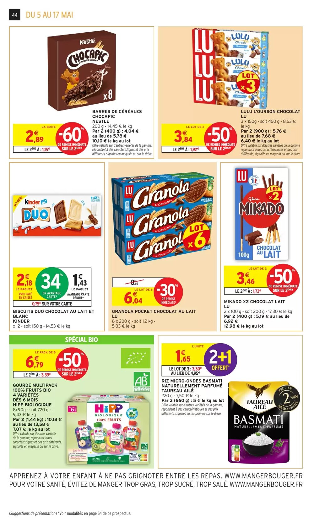 Prospectus promotionnel Intermarché Hyper valable à partir du 05/05/2026 - Page 44.