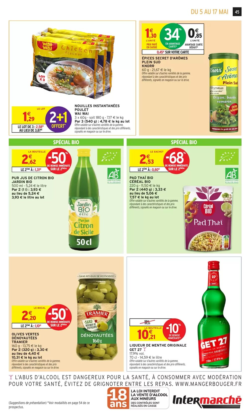 Prospectus promotionnel Intermarché Hyper valable à partir du 05/05/2026 - Page 45.