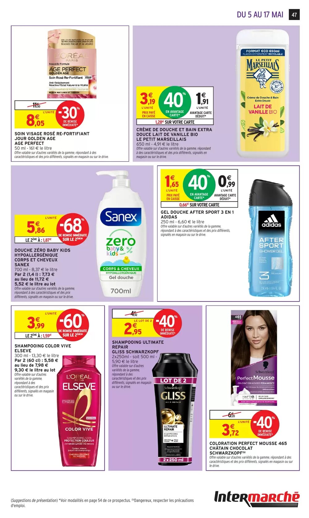 Prospectus promotionnel Intermarché Hyper valable à partir du 05/05/2026 - Page 47.