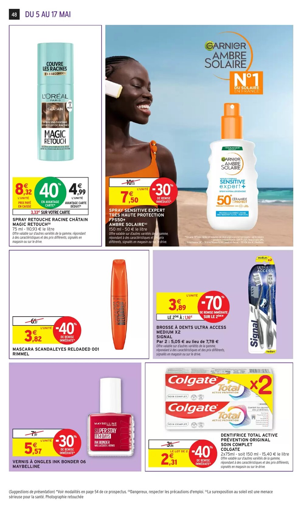 Prospectus promotionnel Intermarché Hyper valable à partir du 05/05/2026 - Page 48.