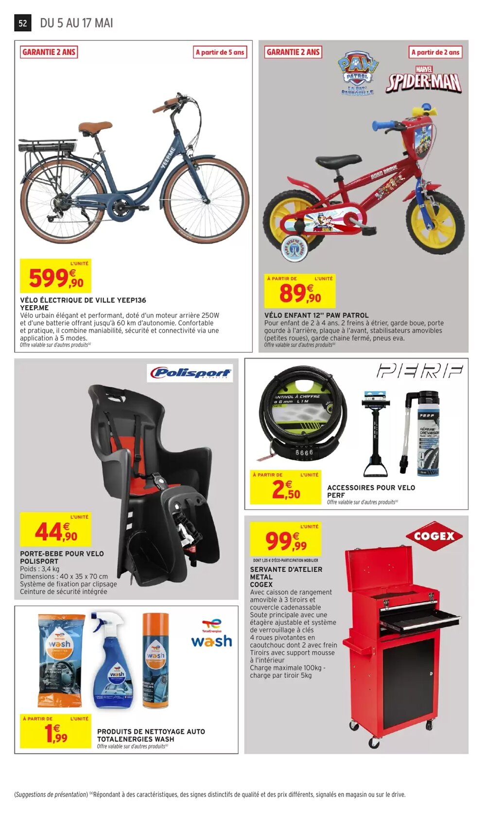 Prospectus promotionnel Intermarché Hyper valable à partir du 05/05/2026 - Page 52.
