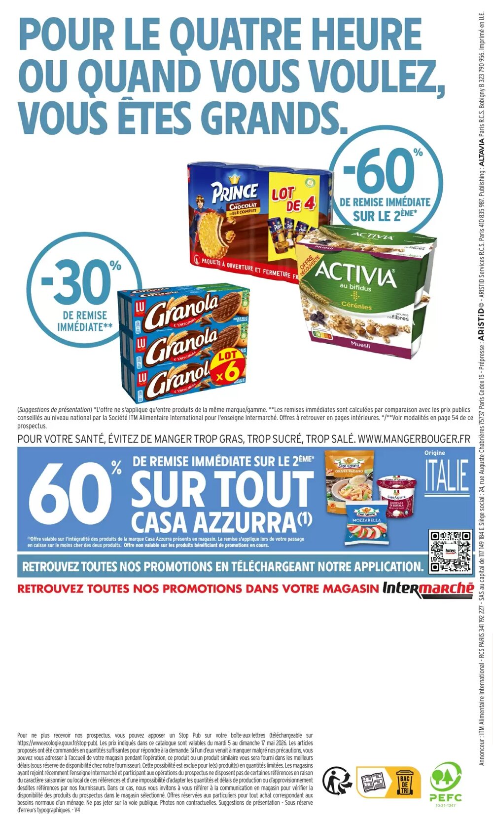 Prospectus promotionnel Intermarché Hyper valable à partir du 05/05/2026 - Page 56.