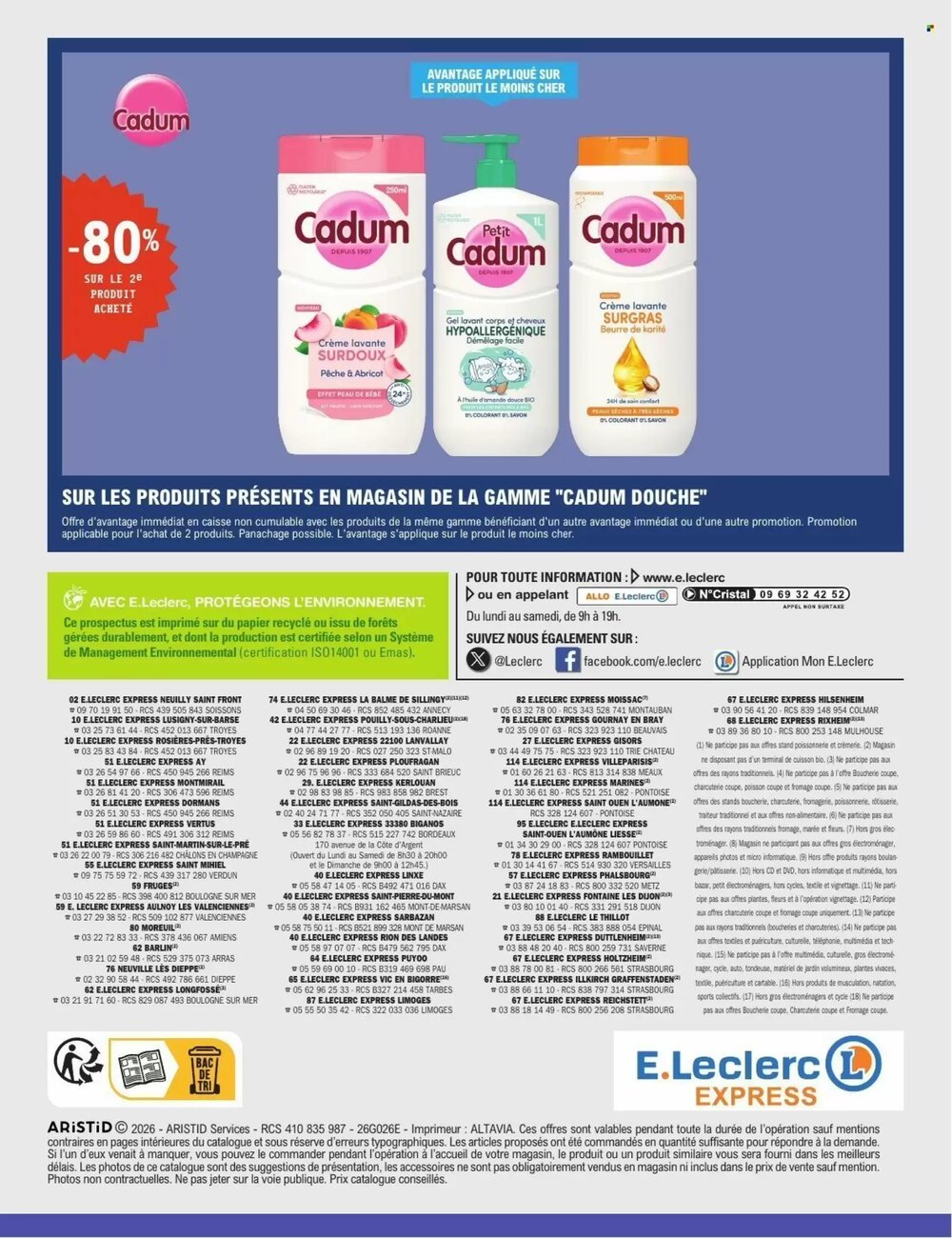 Prospectus promotionnel E.Leclerc Express valable à partir du 05/05/2026 - Page 12.