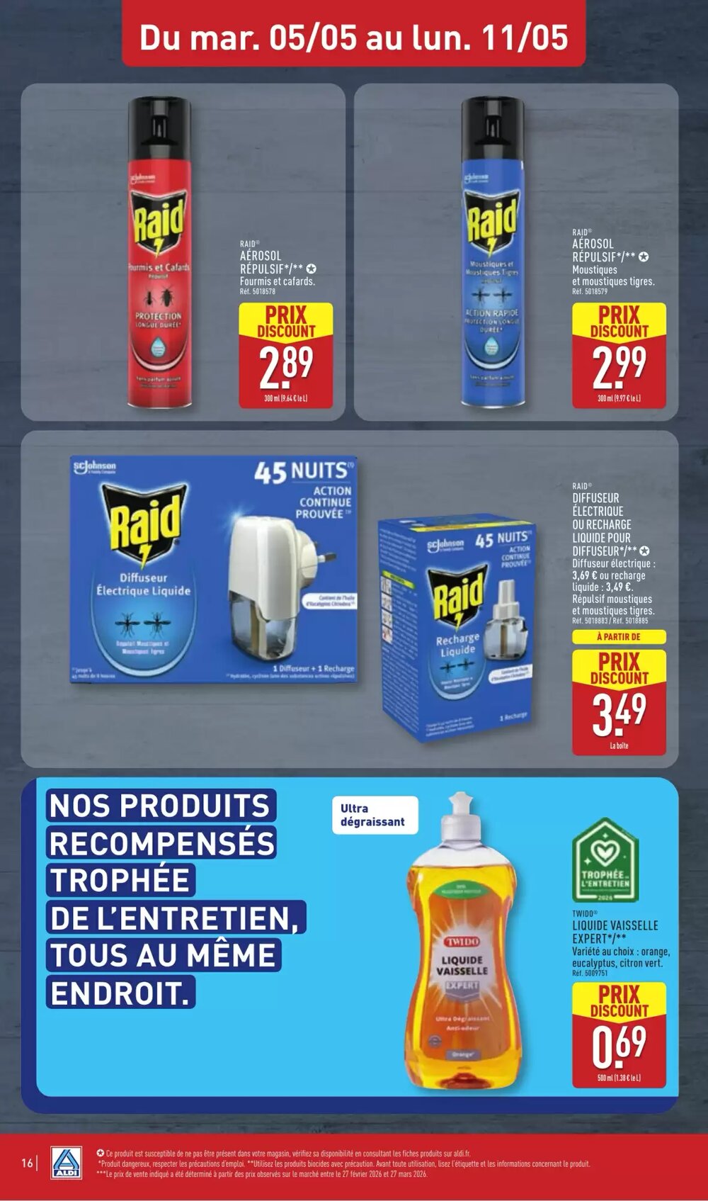 Prospectus promotionnel ALDI valable à partir du 05/05/2026 - Page 20.