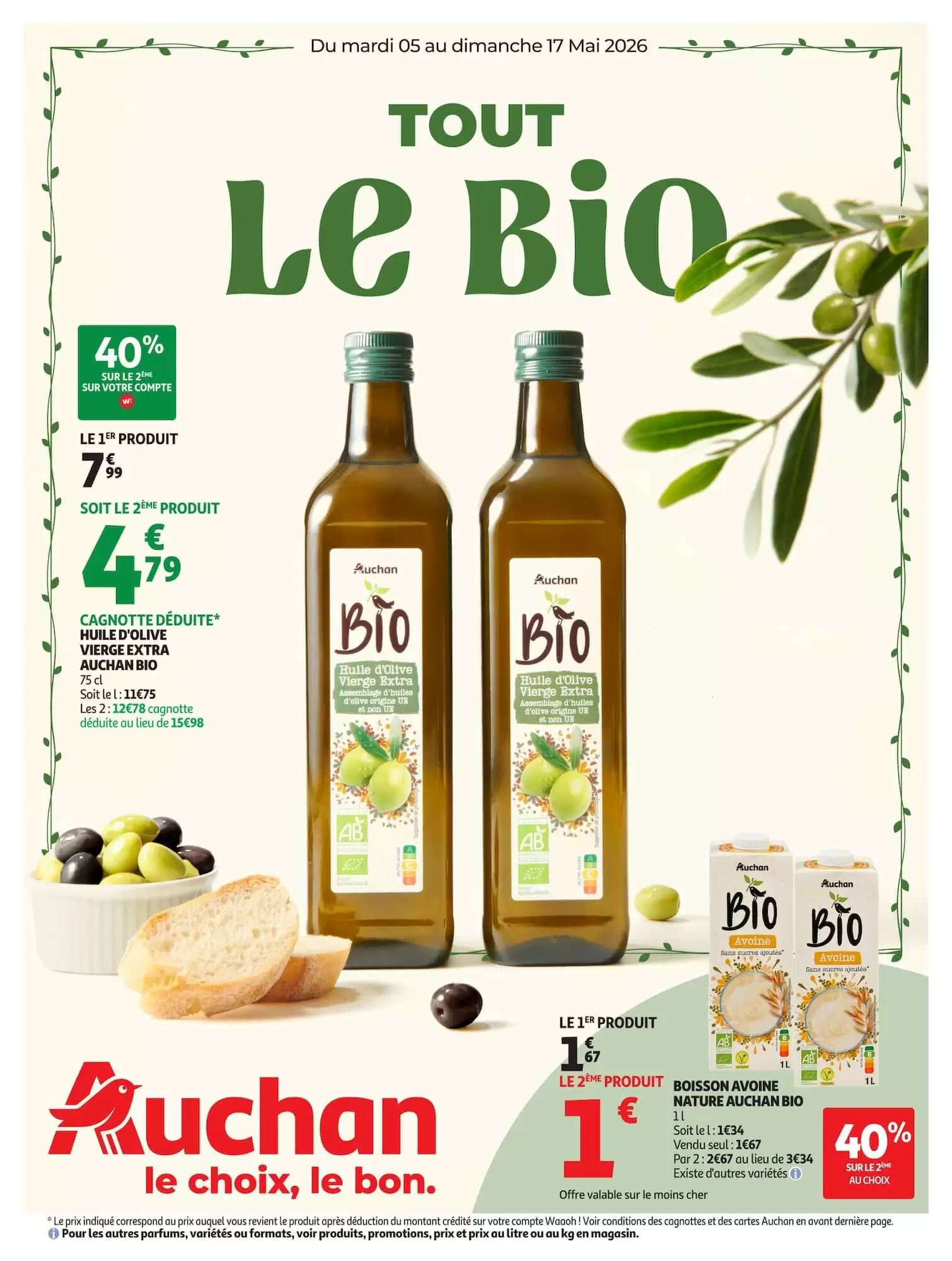 Prospectus promotionnel Auchan valable à partir du 05/05/2026 - Page 1.