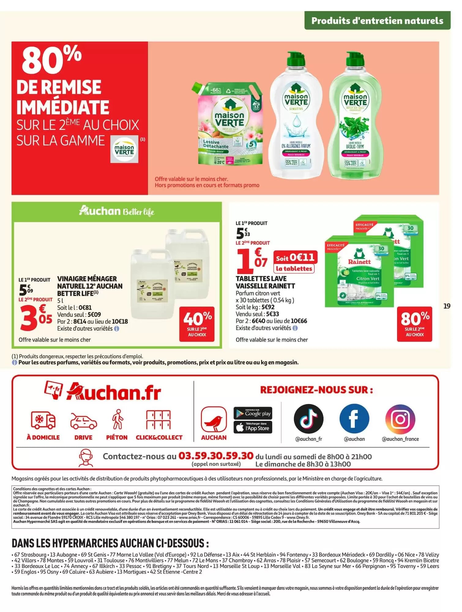 Prospectus promotionnel Auchan valable à partir du 05/05/2026 - Page 19.