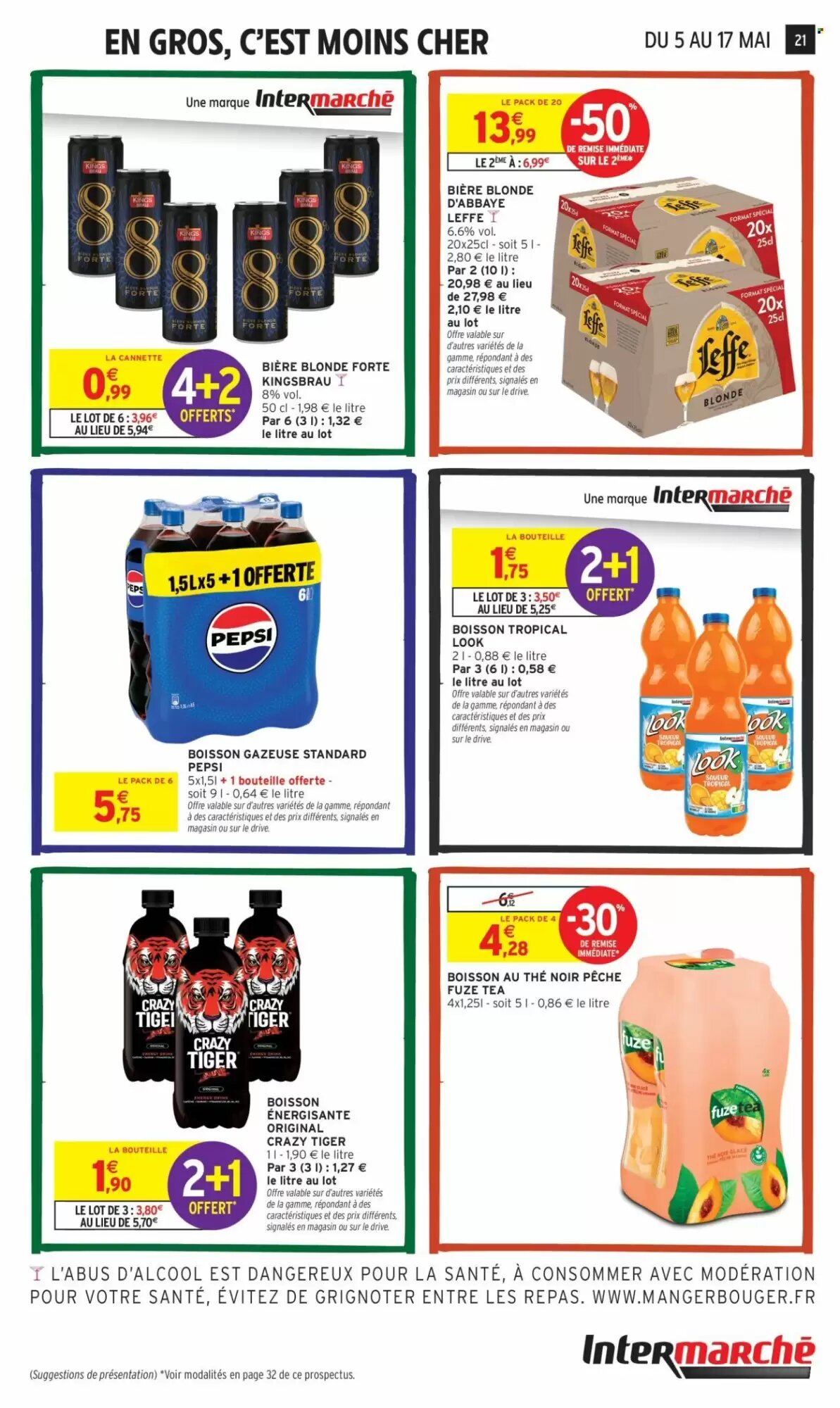 Prospectus promotionnel Intermarché valable à partir du 05/05/2026 - Page 21.