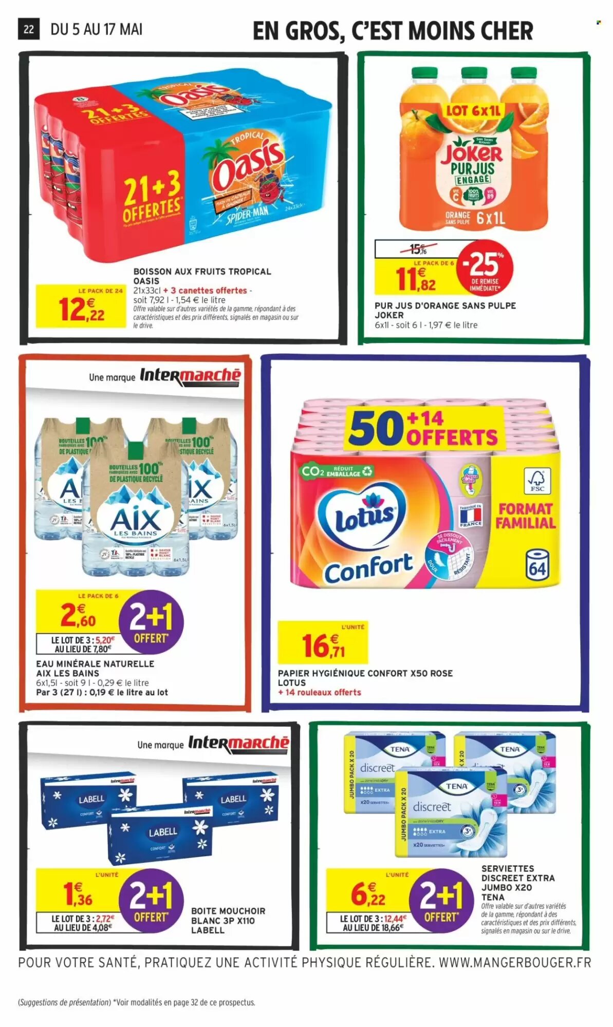 Prospectus promotionnel Intermarché valable à partir du 05/05/2026 - Page 22.