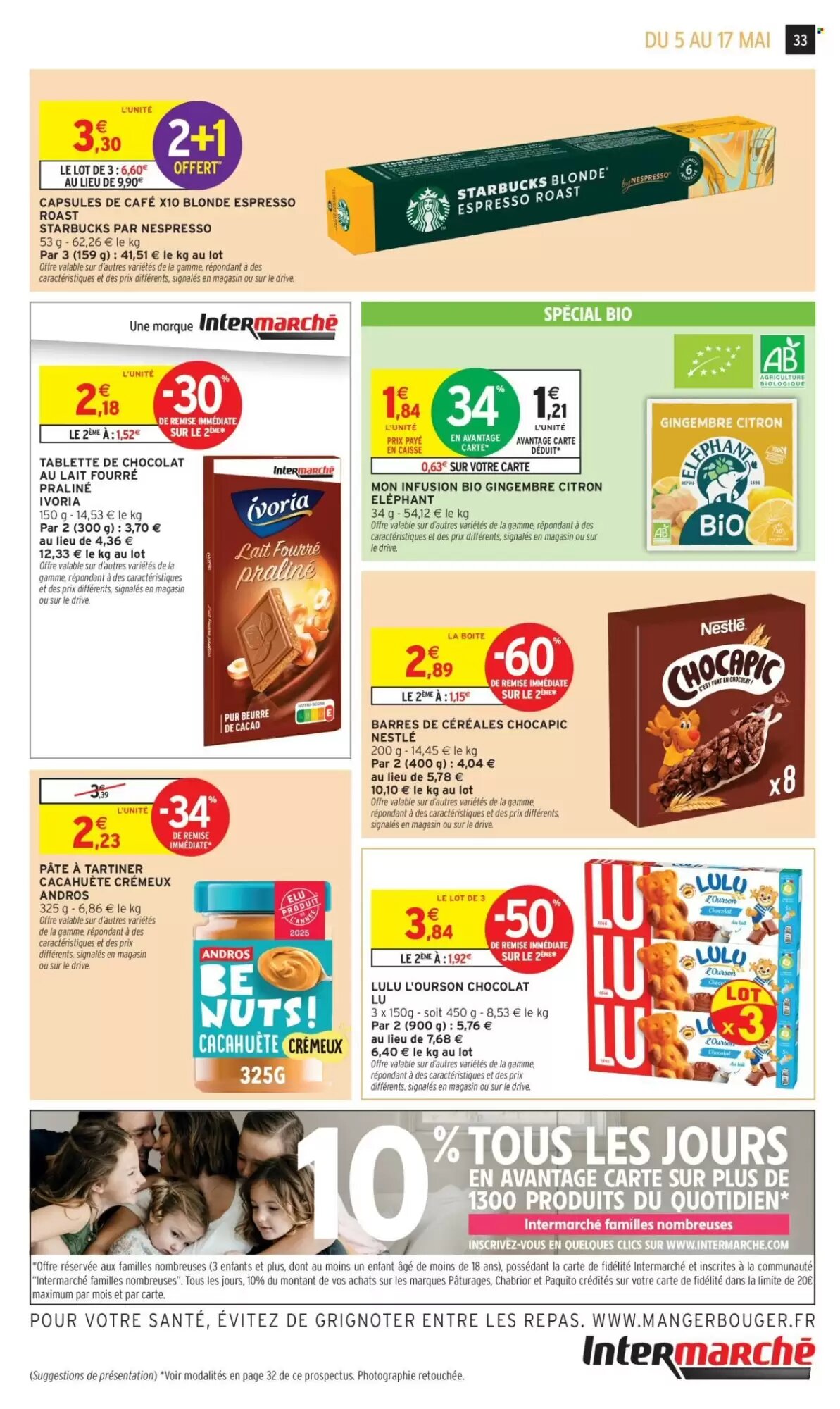 Prospectus promotionnel Intermarché valable à partir du 05/05/2026 - Page 33.