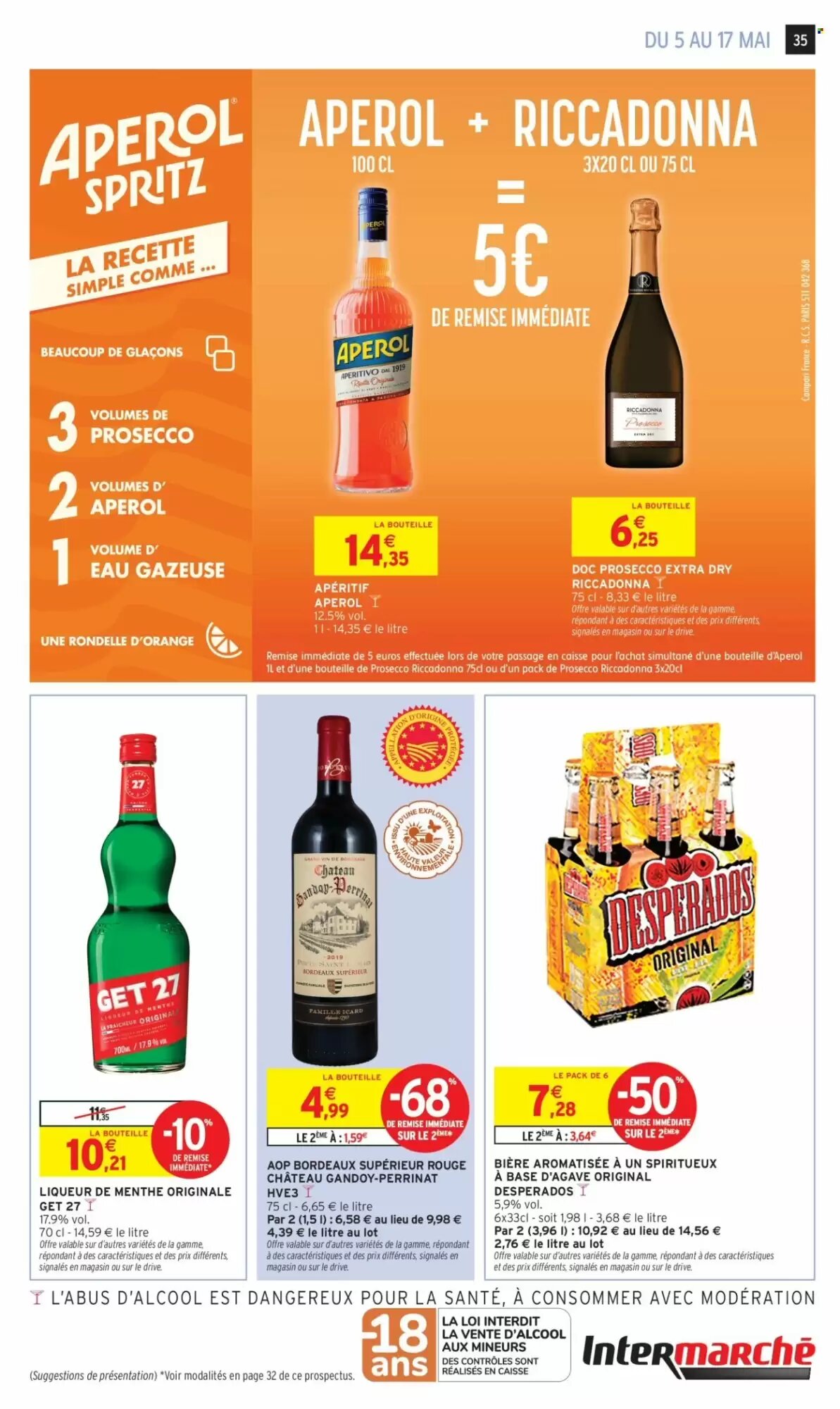Prospectus promotionnel Intermarché valable à partir du 05/05/2026 - Page 35.