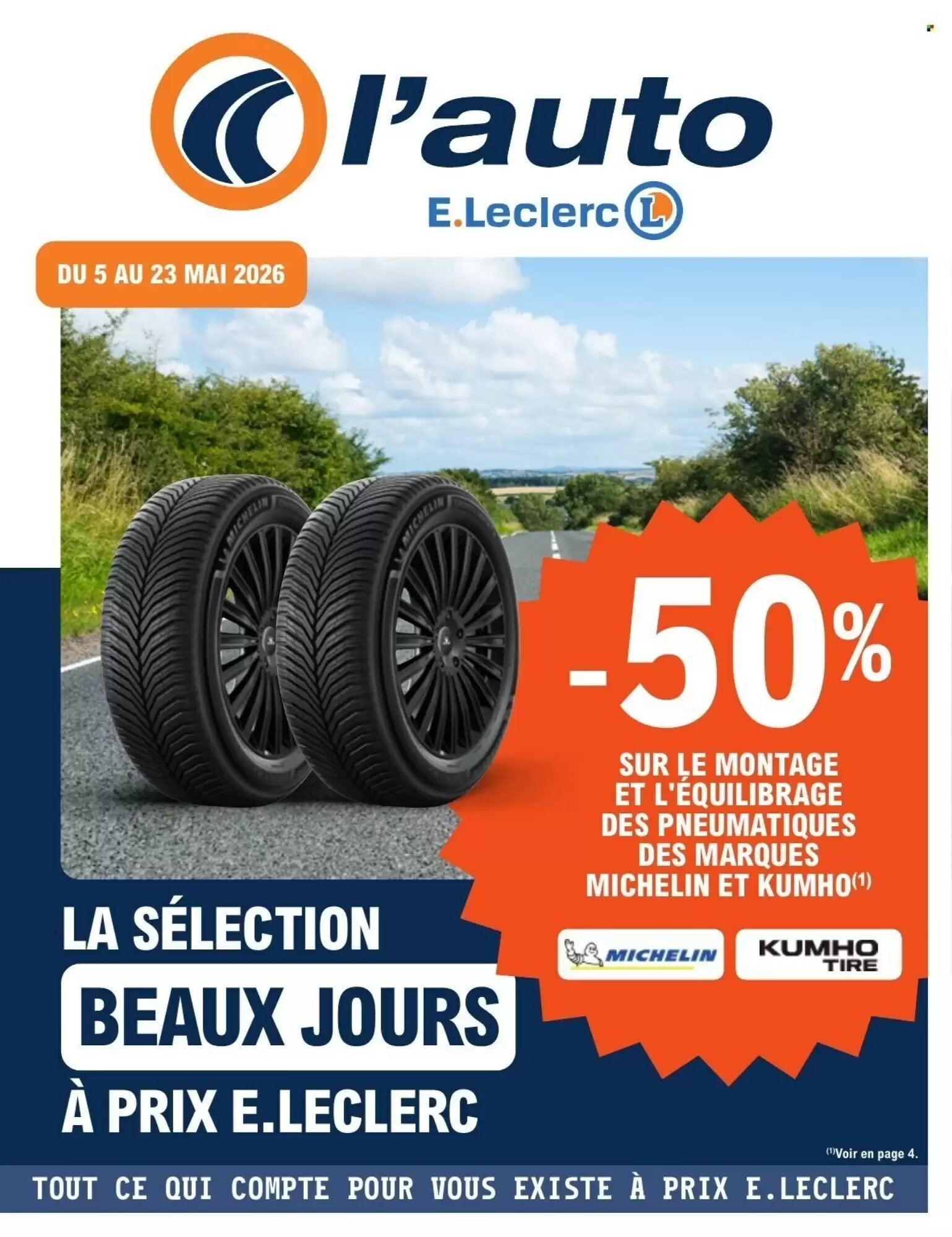 Prospectus promotionnel E.Leclerc valable à partir du 05/05/2026 - Page 1.