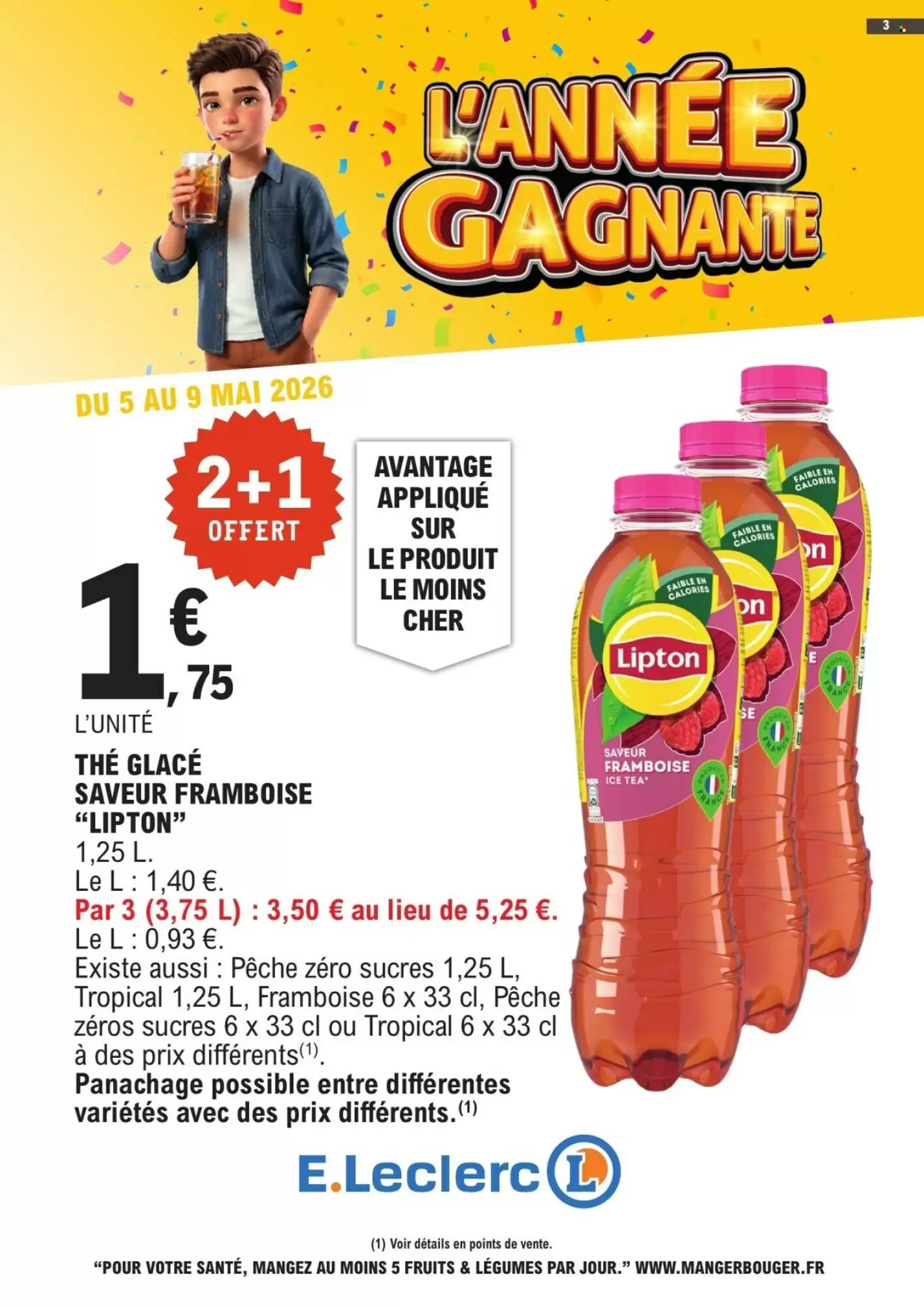Prospectus promotionnel E.Leclerc valable à partir du 05/05/2026 - Page 3.