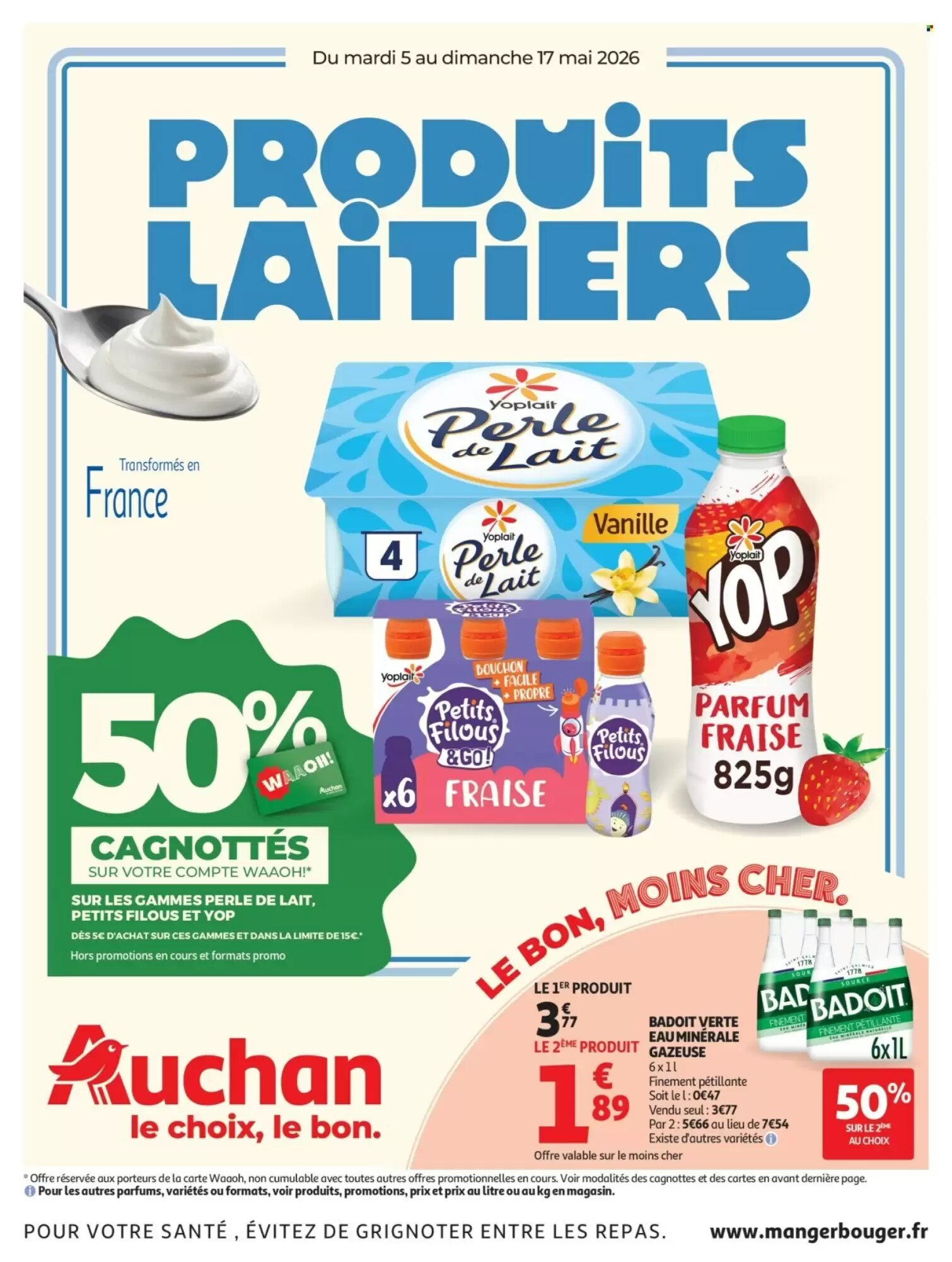 Prospectus promotionnel Auchan valable à partir du 05/05/2026 - Page 1.