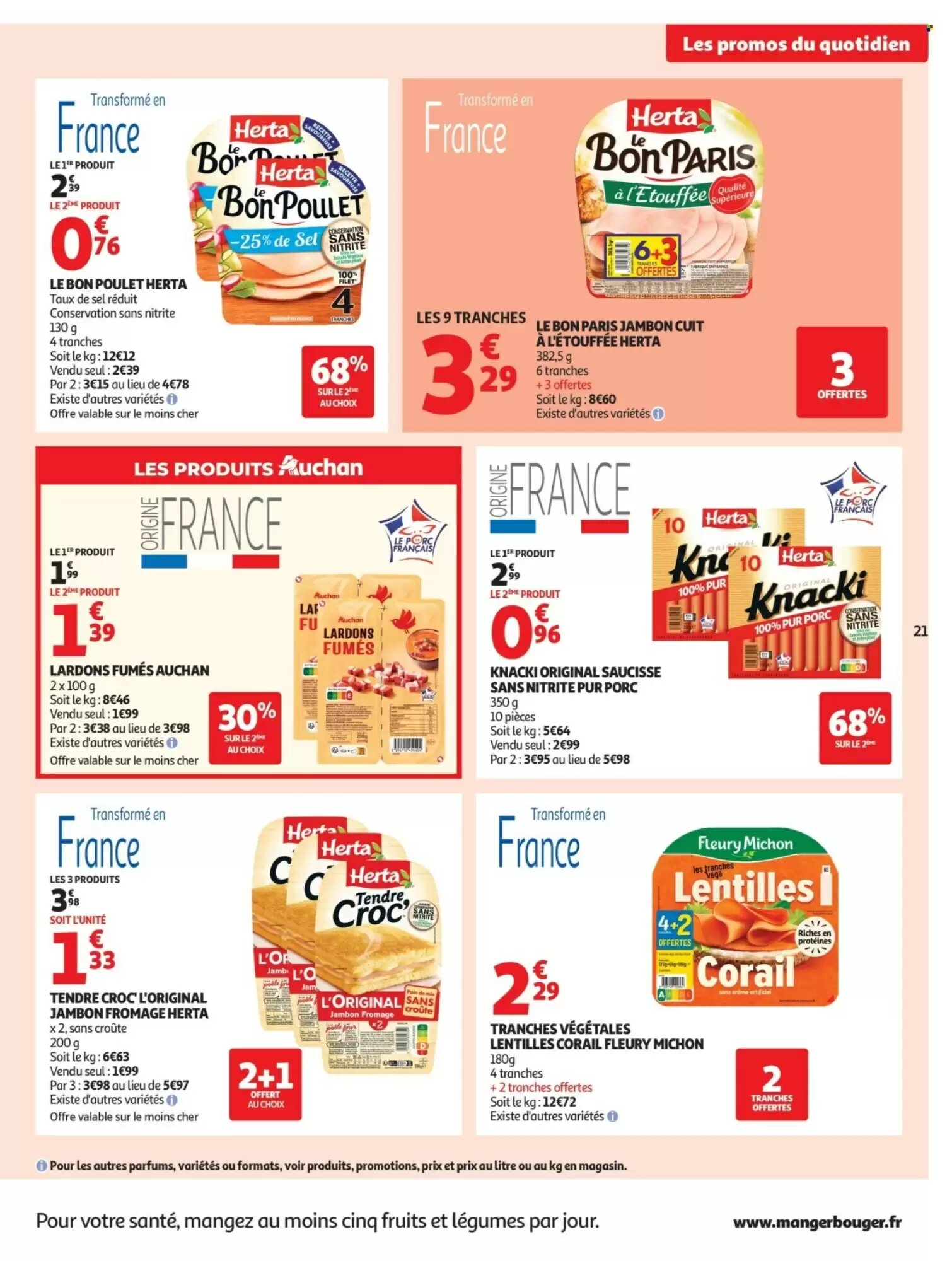 Prospectus promotionnel Auchan valable à partir du 05/05/2026 - Page 21.
