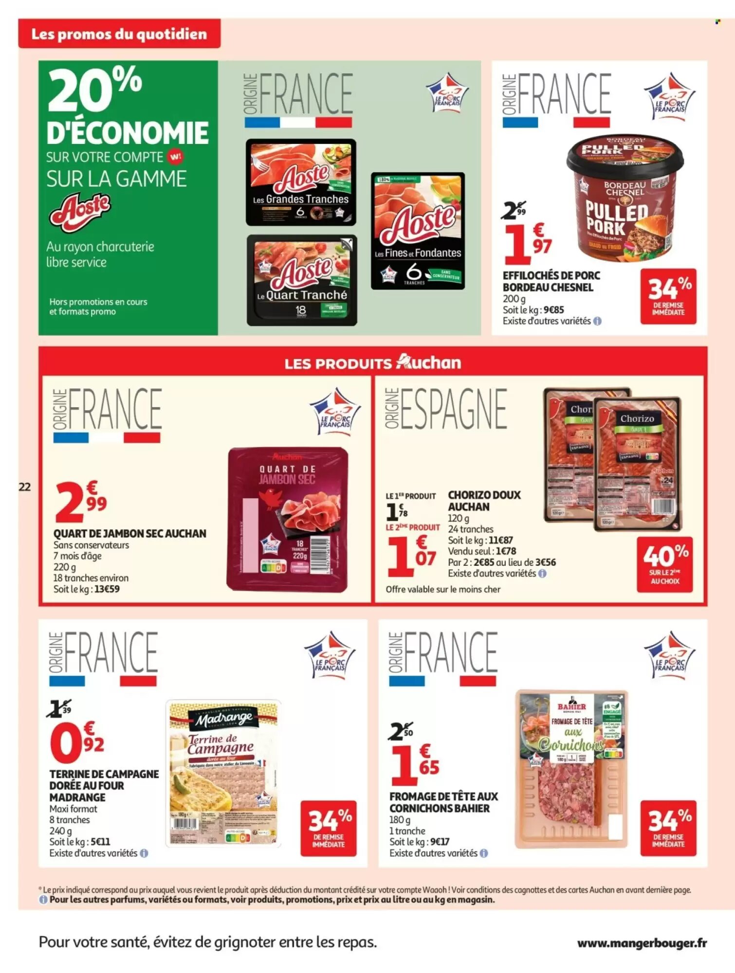 Prospectus promotionnel Auchan valable à partir du 05/05/2026 - Page 22.
