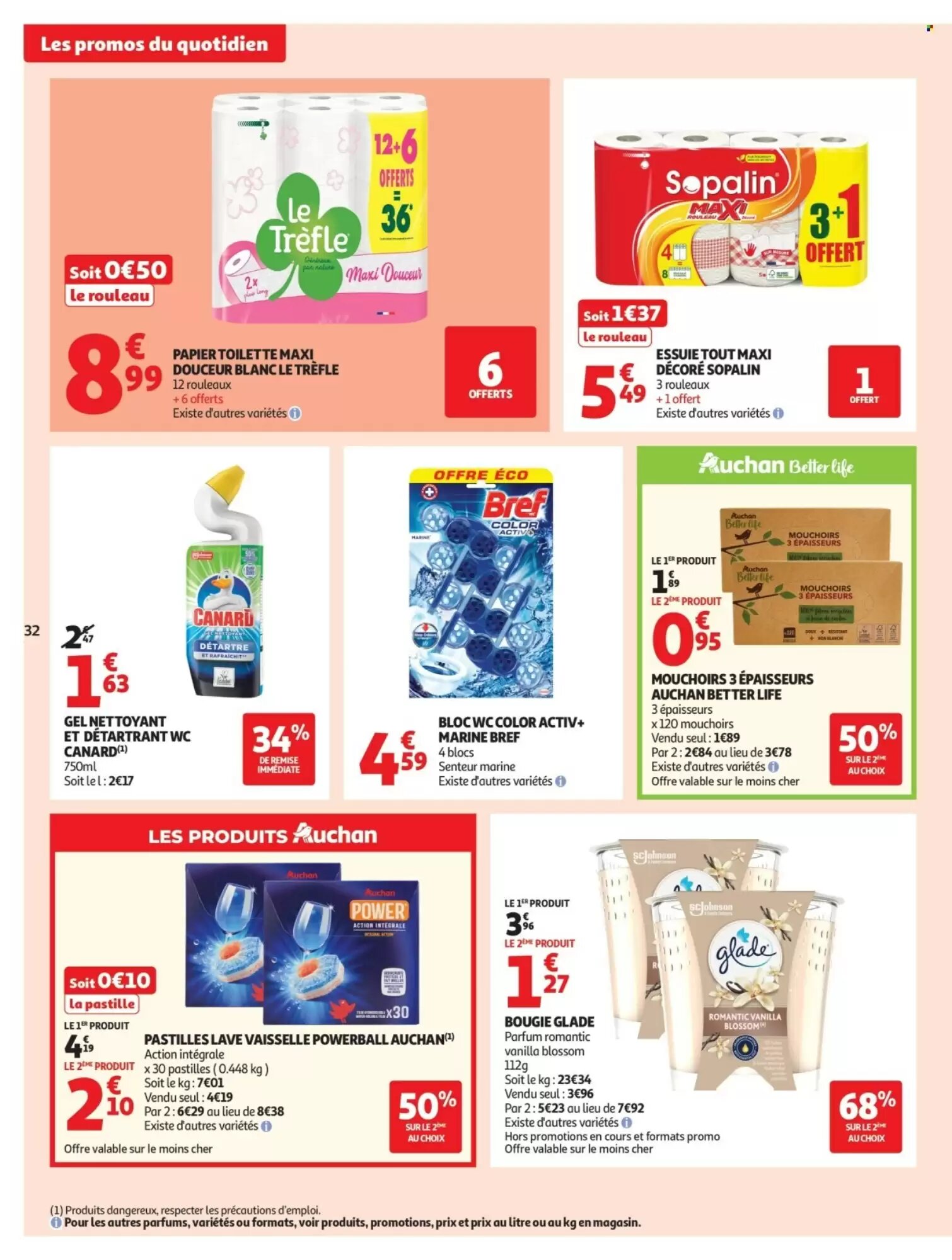 Prospectus promotionnel Auchan valable à partir du 05/05/2026 - Page 32.