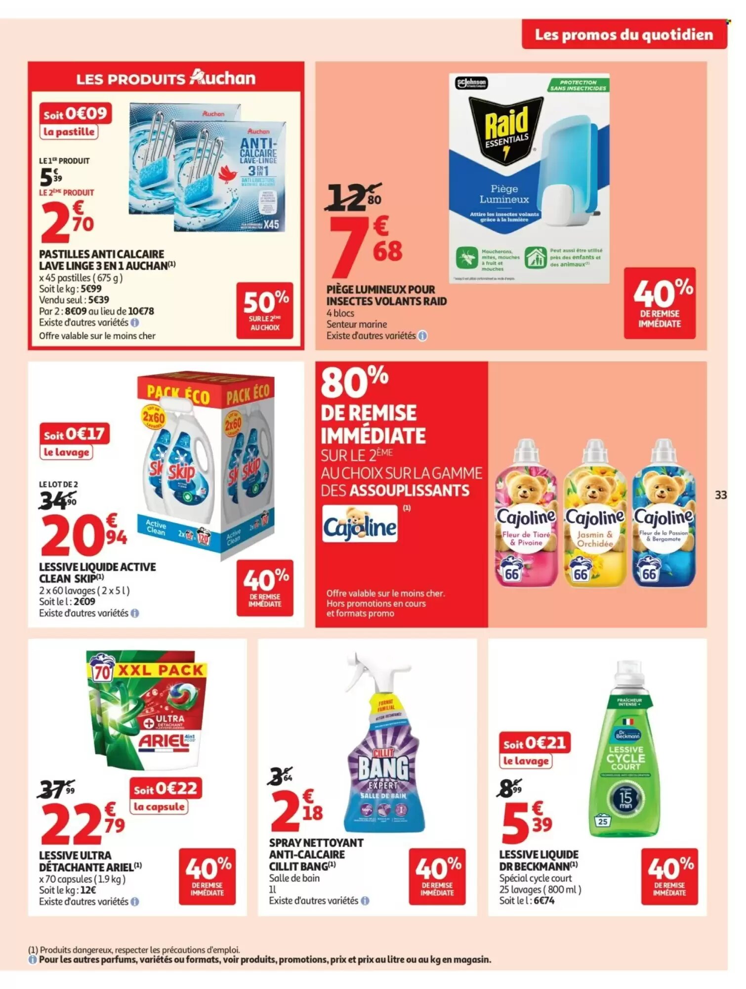 Prospectus promotionnel Auchan valable à partir du 05/05/2026 - Page 33.