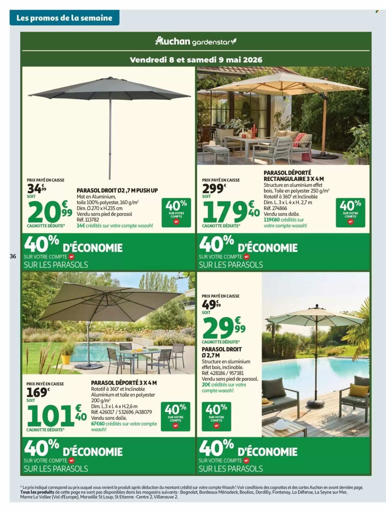 Prospectus promotionnel Auchan valable à partir du 05/05/2026 - Page 36.