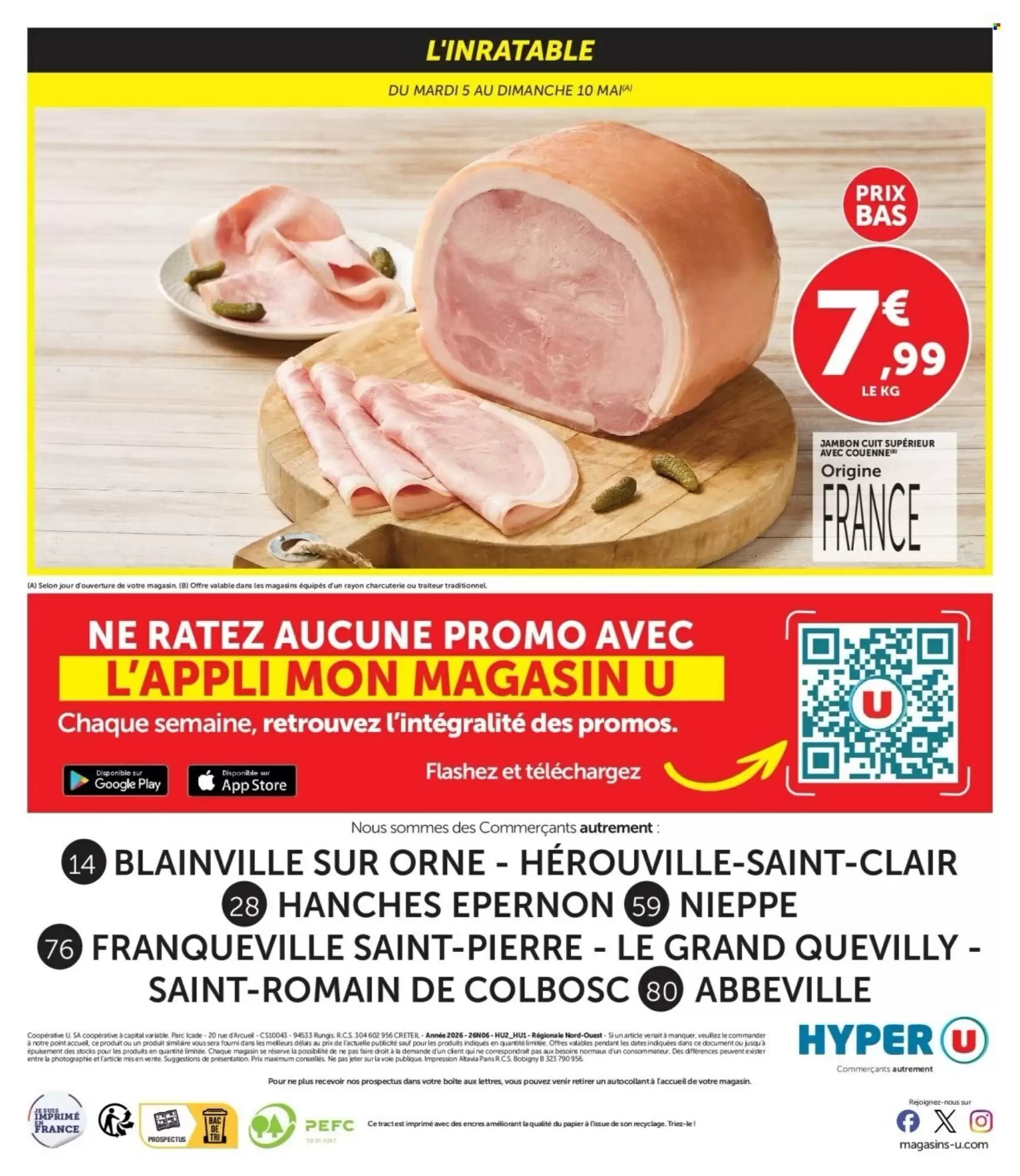 Prospectus promotionnel Hyper U valable à partir du 05/05/2026 - Page 16.