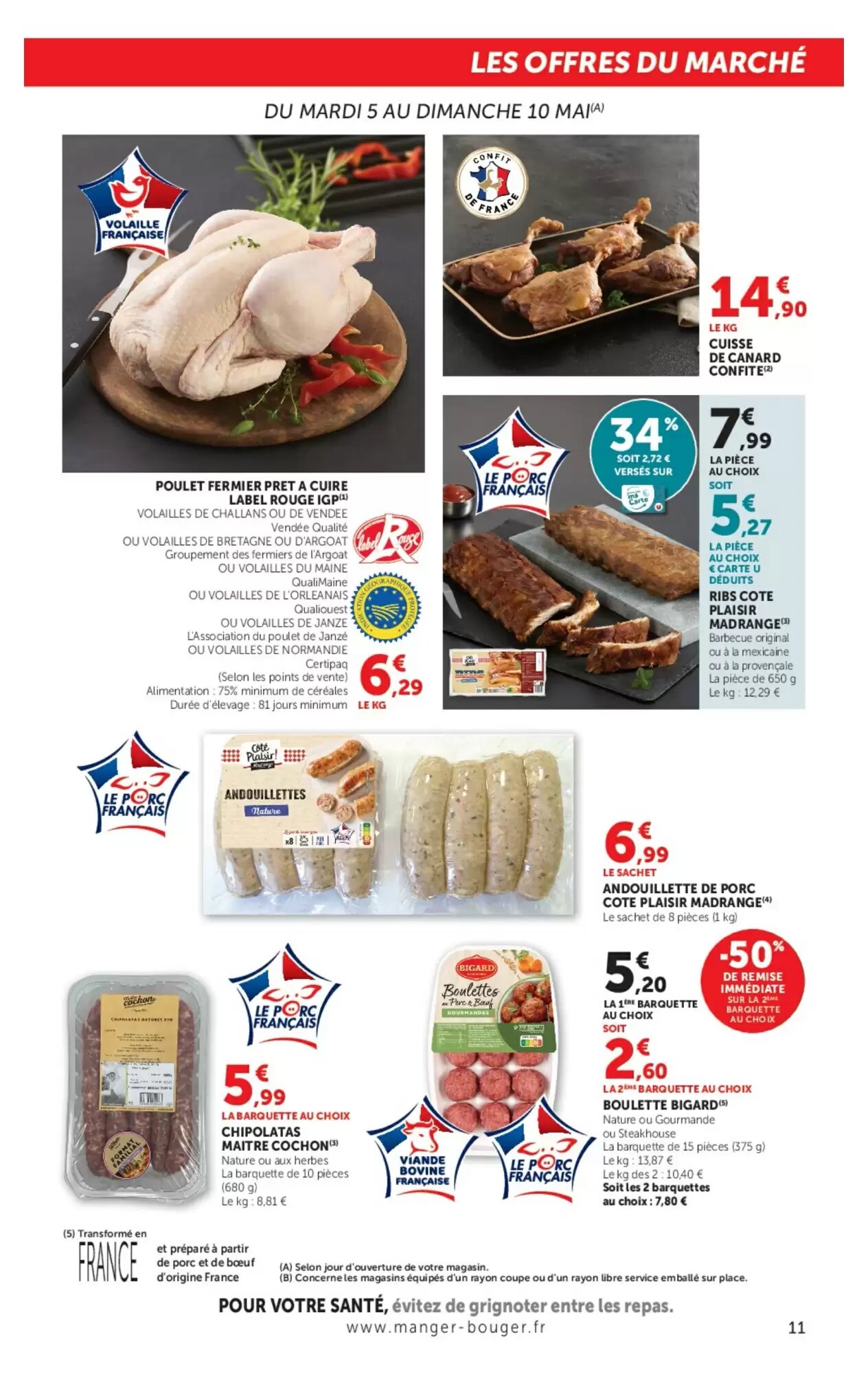 Prospectus promotionnel Hyper U valable à partir du 05/05/2026 - Page 11.