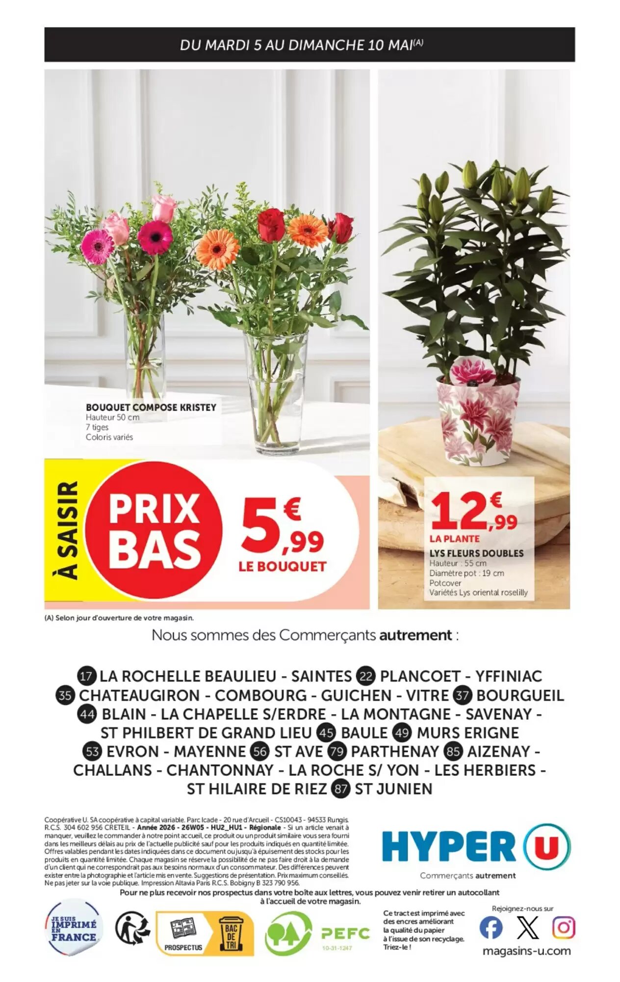 Prospectus promotionnel Hyper U valable à partir du 05/05/2026 - Page 18.