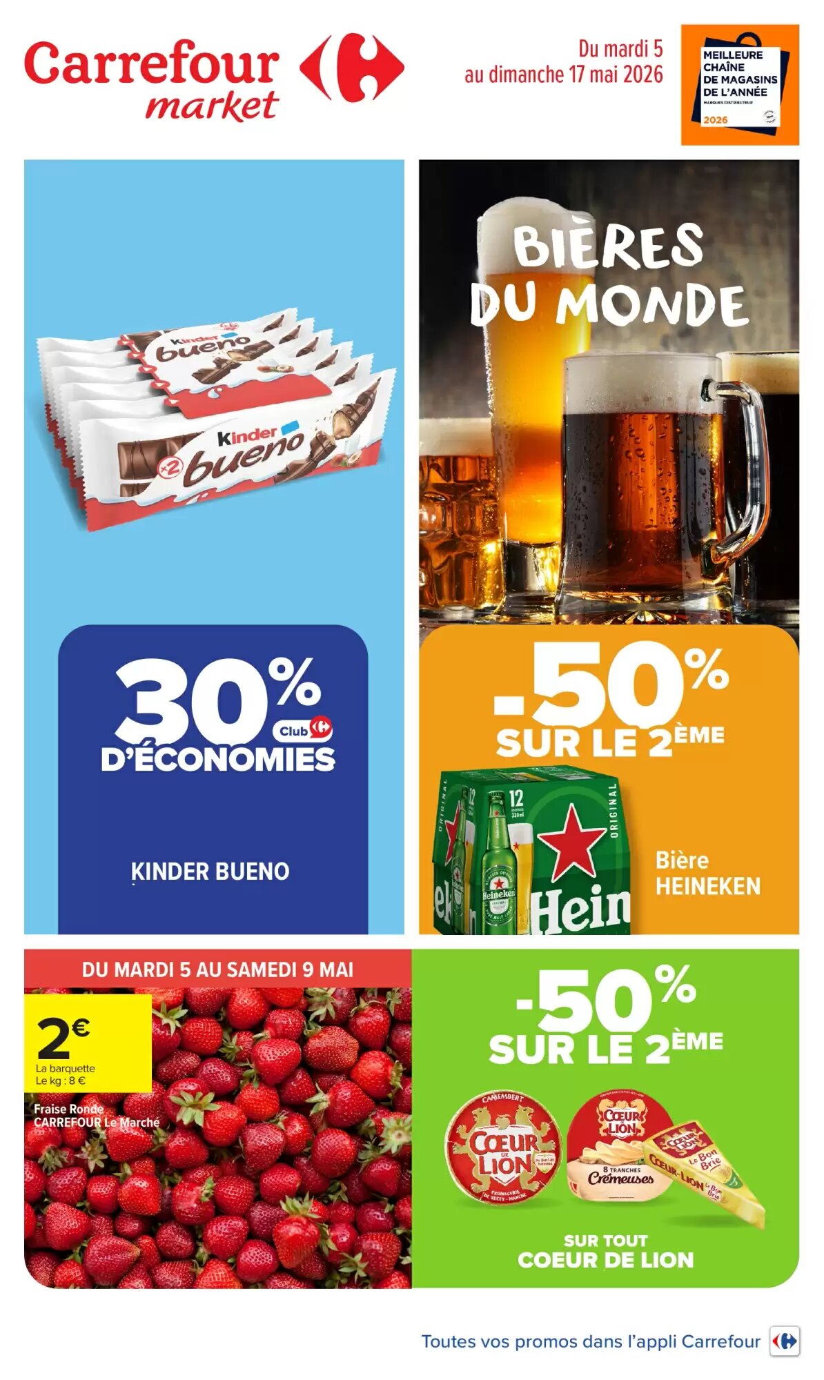 Prospectus promotionnel Carrefour Market valable à partir du 05/05/2026 - Page 1.