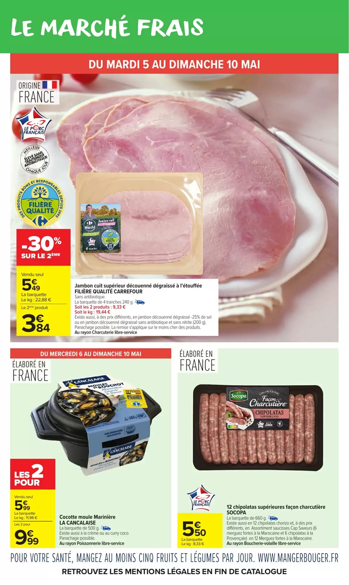 Prospectus promotionnel Carrefour Market valable à partir du 05/05/2026 - Page 5.