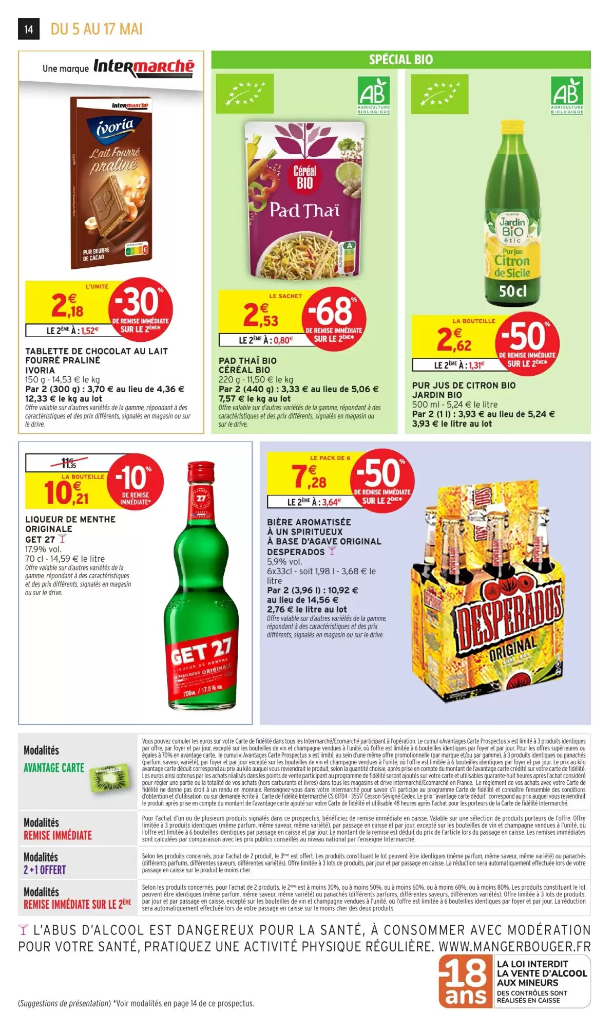 Prospectus promotionnel Intermarché valable à partir du 05/05/2026 - Page 14.