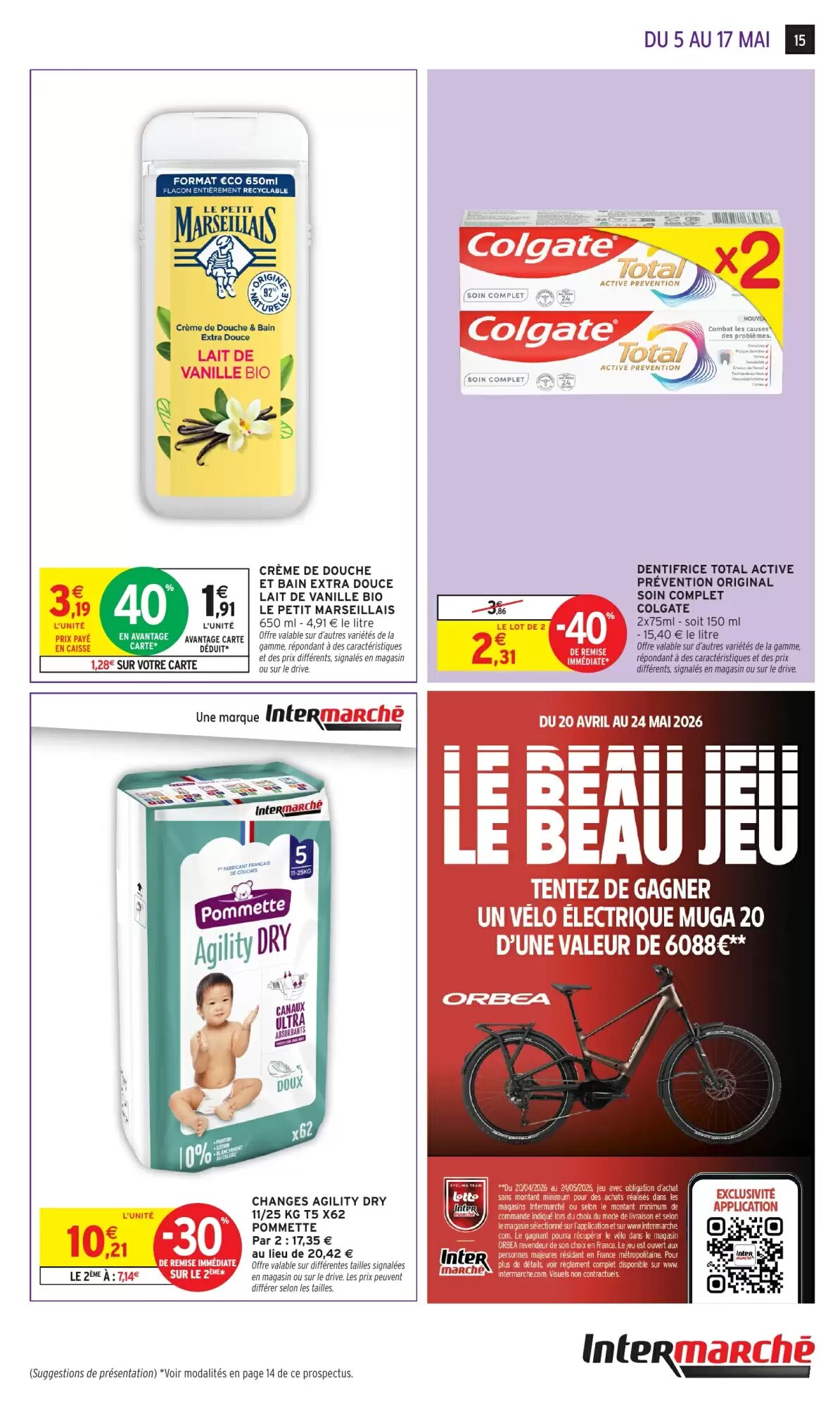 Prospectus promotionnel Intermarché valable à partir du 05/05/2026 - Page 15.