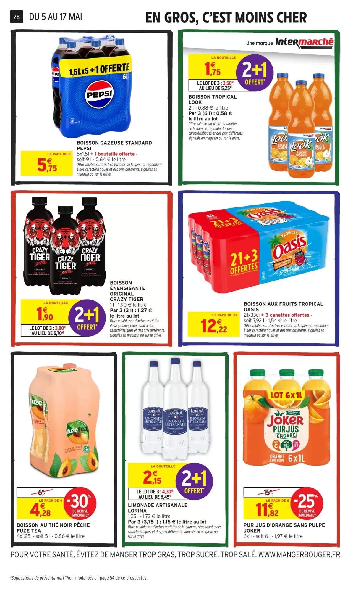 Prospectus promotionnel Intermarché Hyper valable à partir du 05/05/2026 - Page 28.