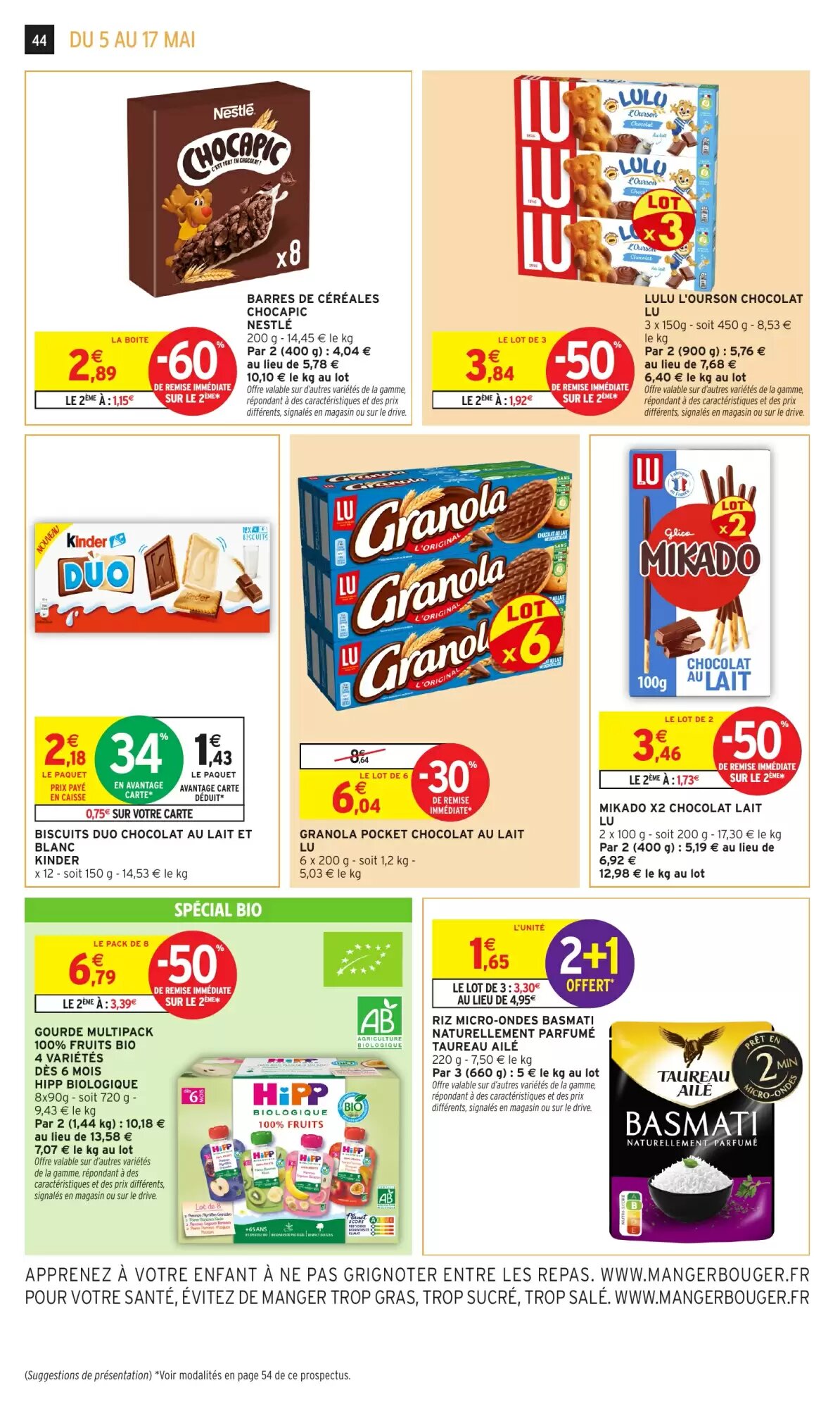 Prospectus promotionnel Intermarché Hyper valable à partir du 05/05/2026 - Page 44.