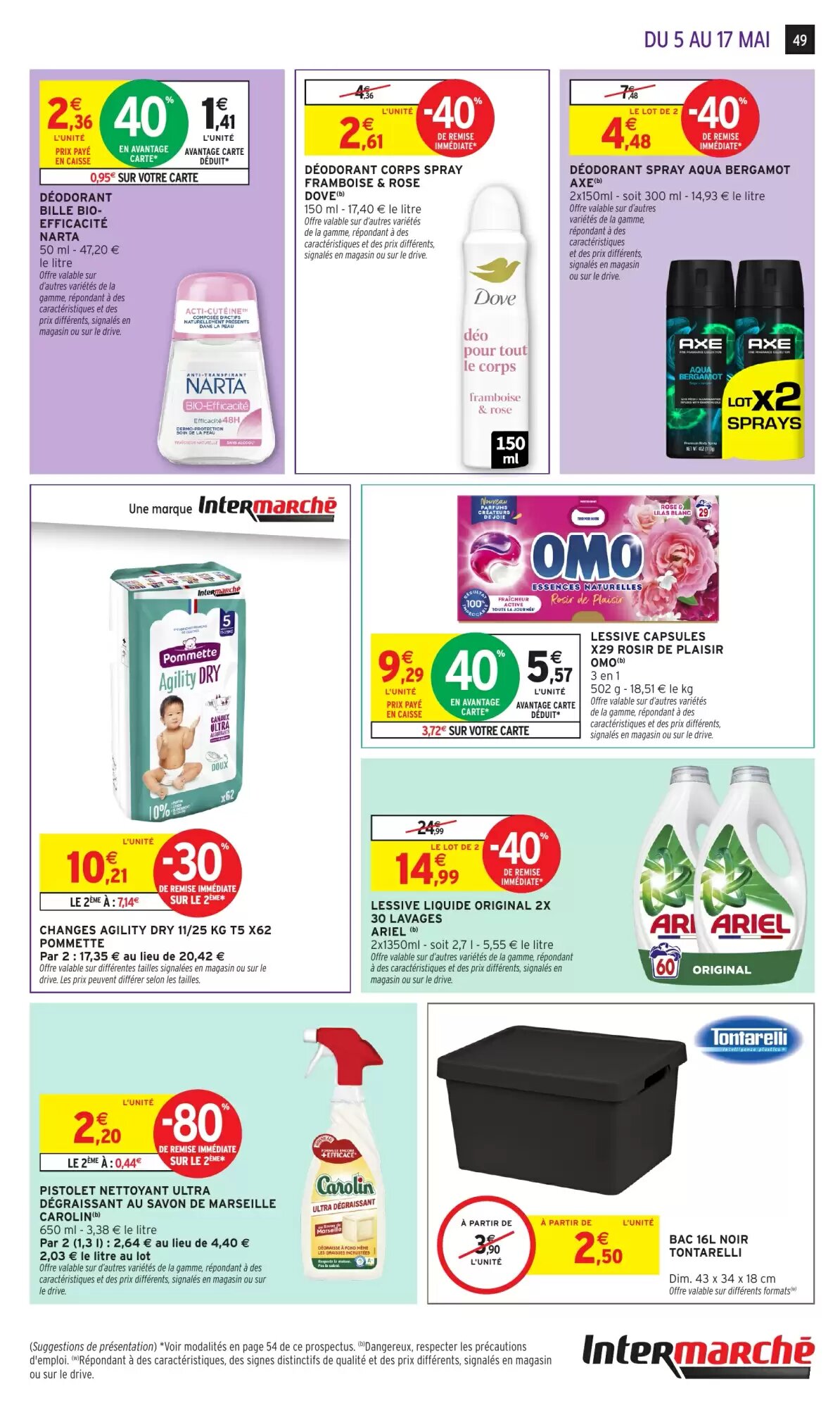 Prospectus promotionnel Intermarché Hyper valable à partir du 05/05/2026 - Page 49.