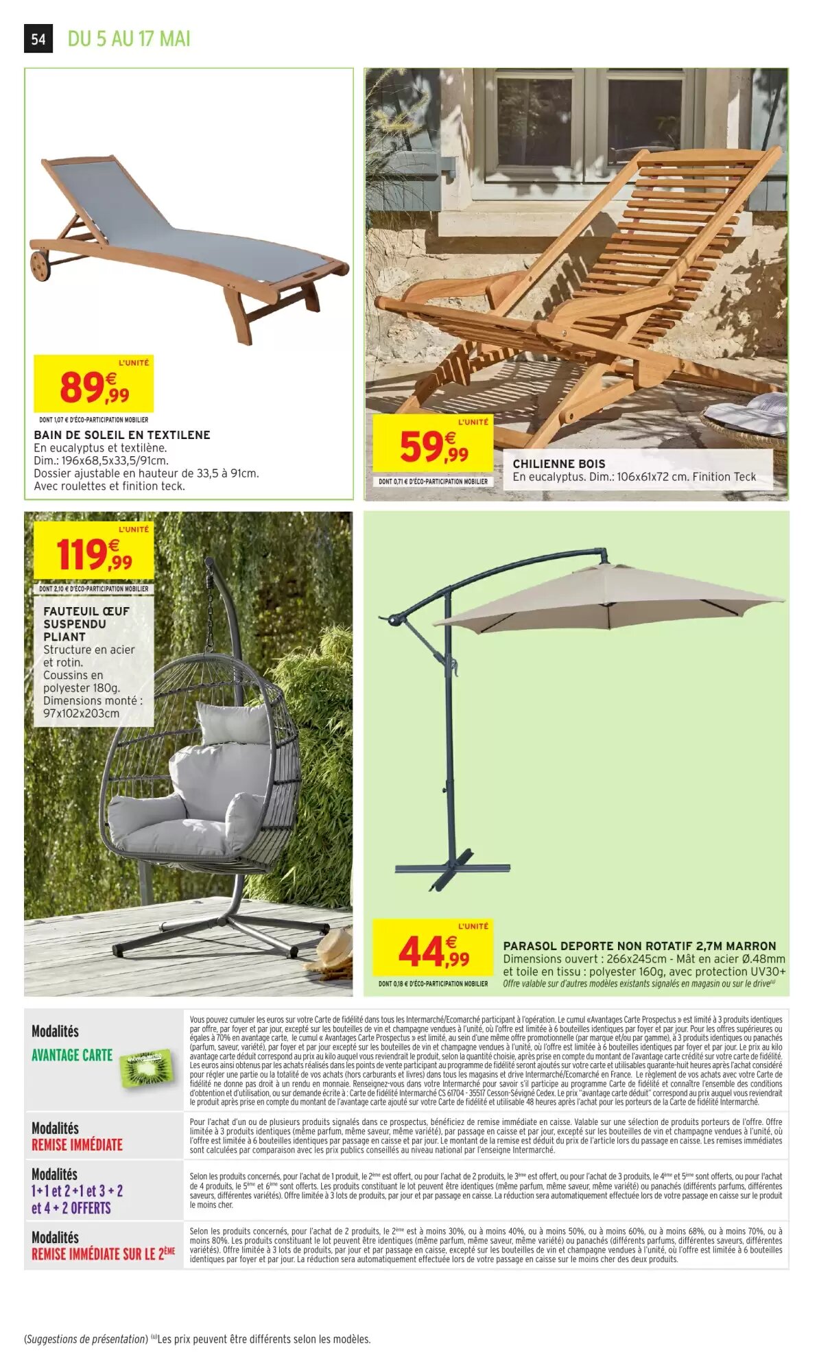 Prospectus promotionnel Intermarché Hyper valable à partir du 05/05/2026 - Page 54.