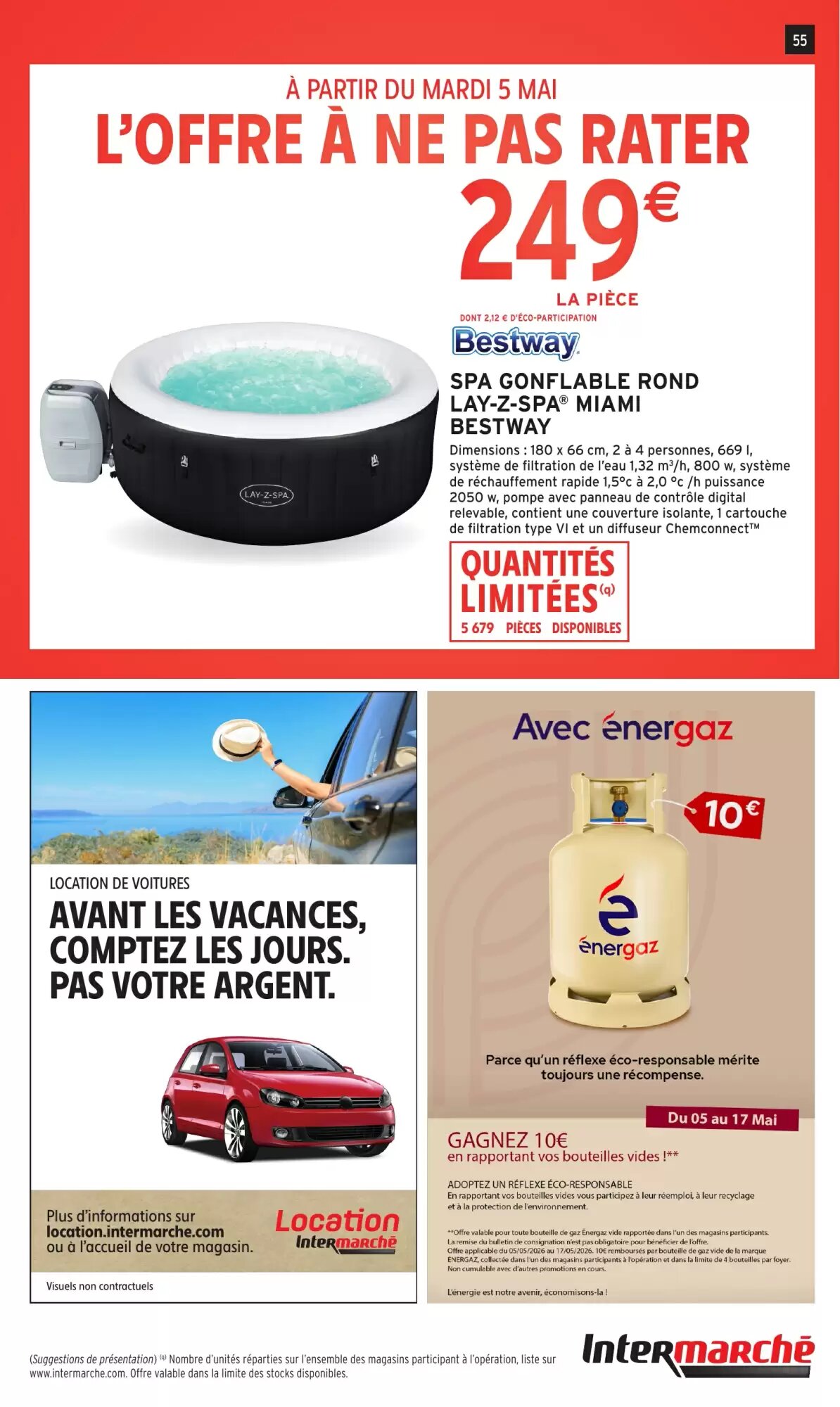 Prospectus promotionnel Intermarché Hyper valable à partir du 05/05/2026 - Page 55.