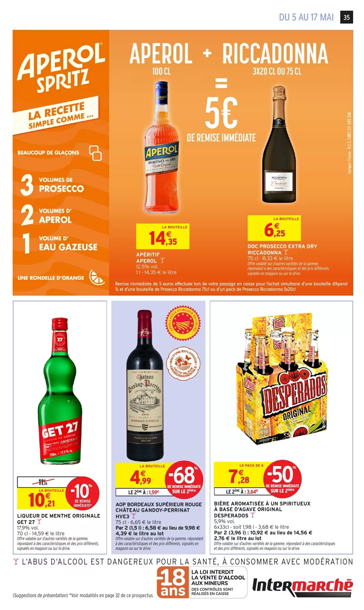 Prospectus promotionnel Intermarché valable à partir du 05/05/2026 - Page 35.