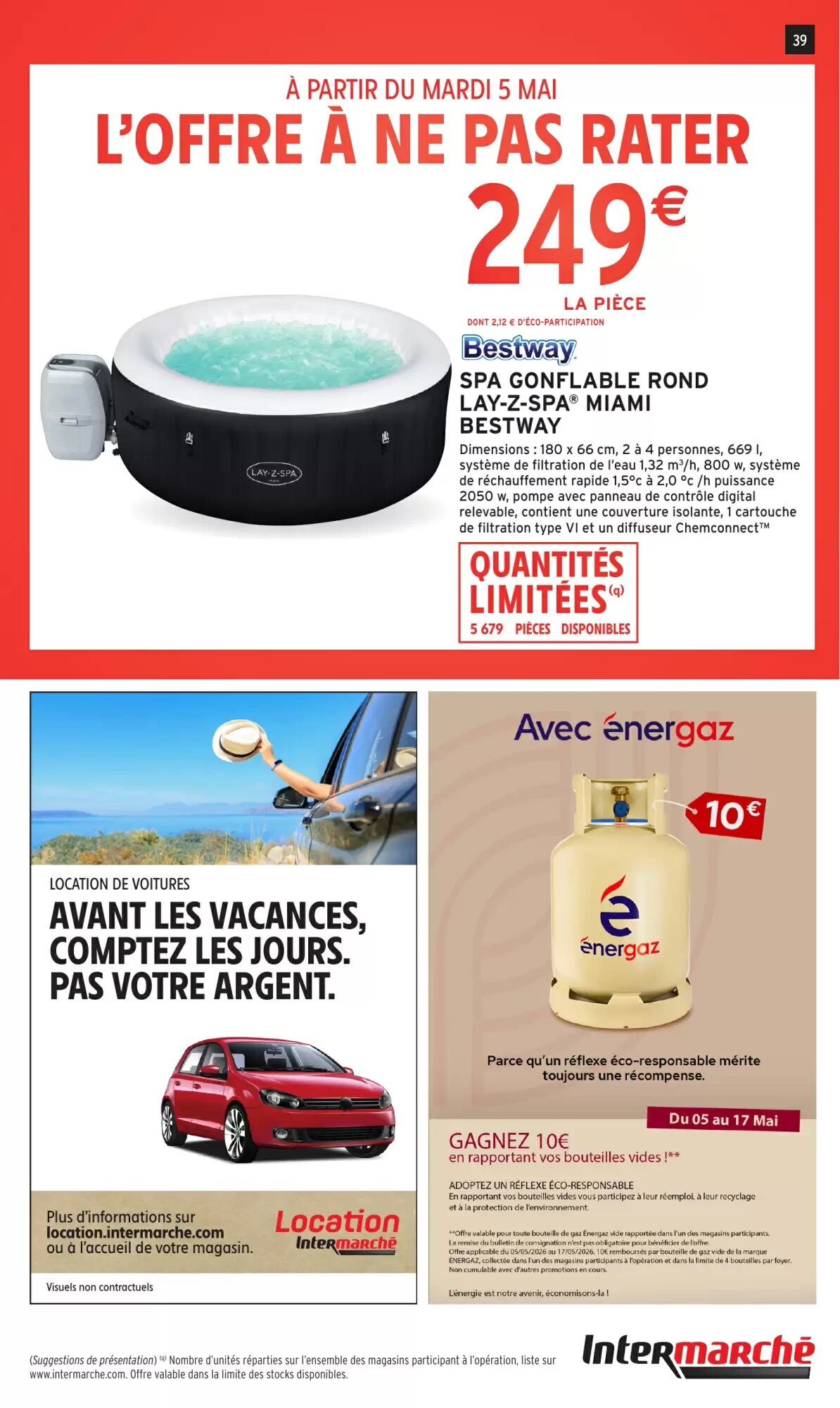 Prospectus promotionnel Intermarché valable à partir du 05/05/2026 - Page 39.