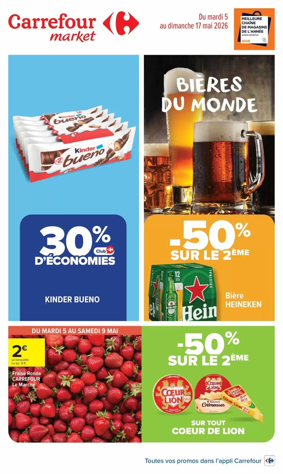 Prospectus promotionnel Carrefour valable à partir du 05/05/2026 - Page 1.