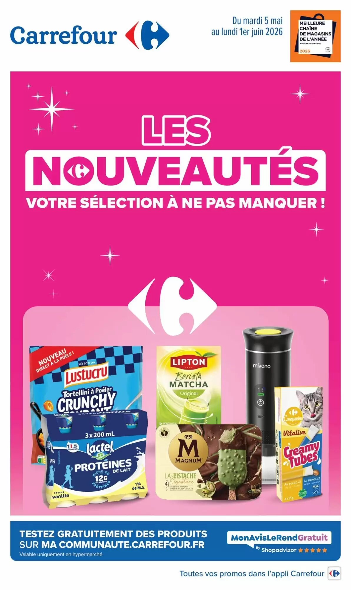 Prospectus promotionnel Carrefour valable à partir du 05/05/2026 - Page 1.