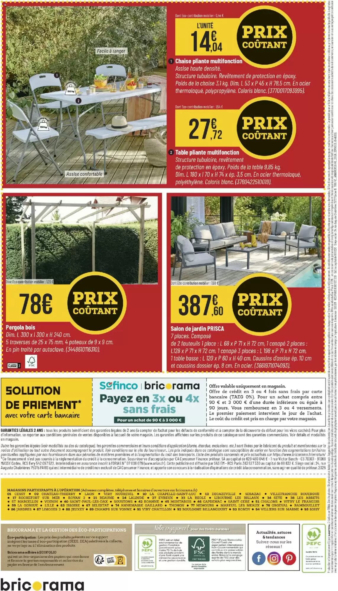 Prospectus promotionnel Bricorama valable à partir du 06/05/2026 - Page 12.