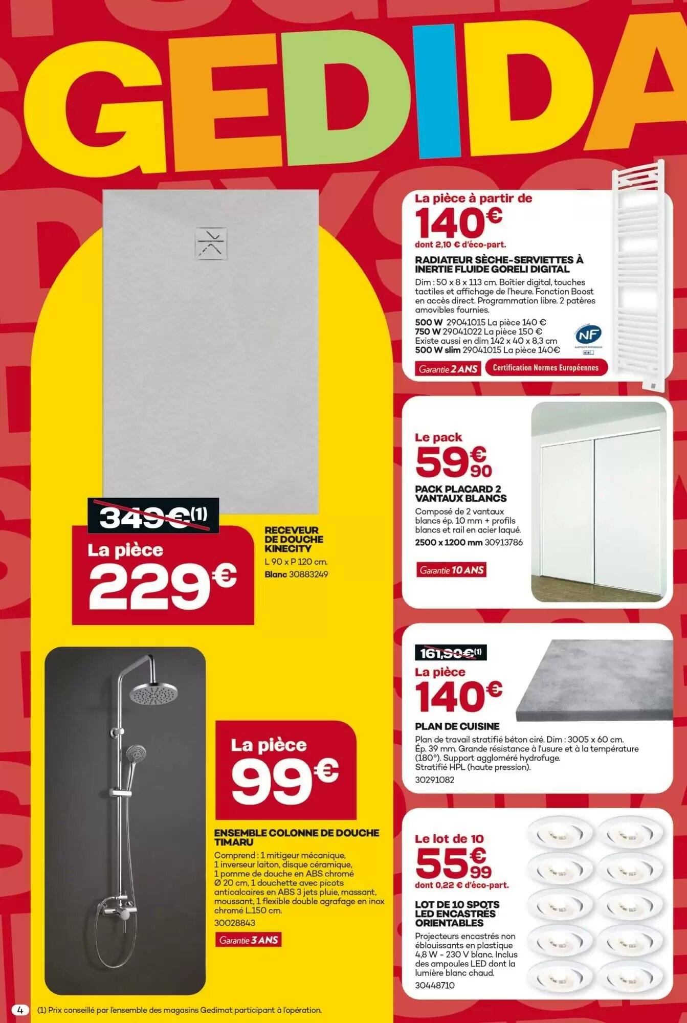 Prospectus promotionnel Gedimat valable à partir du 06/05/2026 - Page 4.