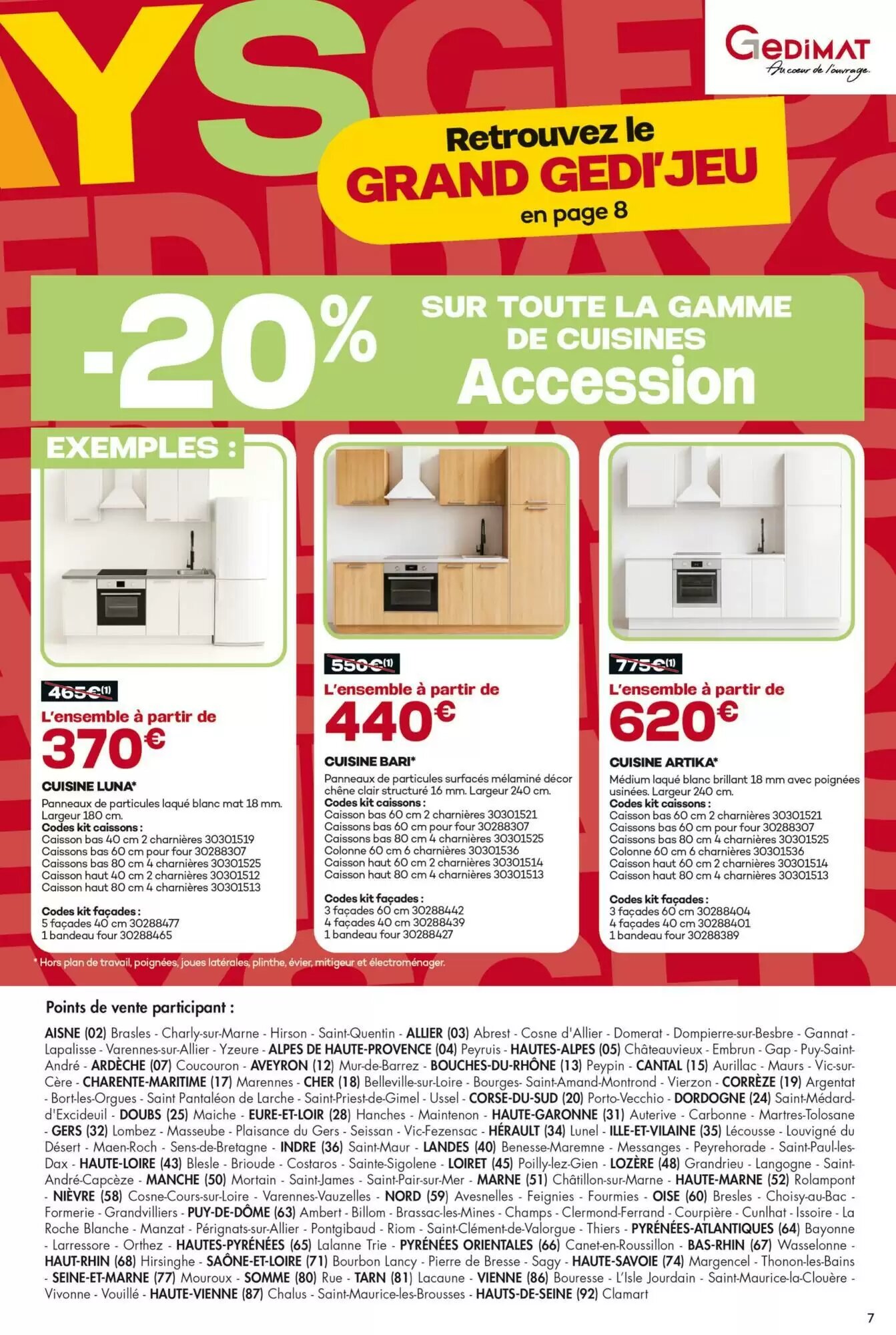 Prospectus promotionnel Gedimat valable à partir du 06/05/2026 - Page 7.