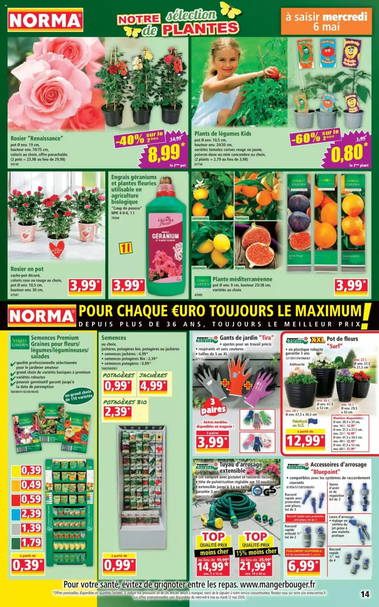 Prospectus promotionnel Norma valable à partir du 06/05/2026 - Page 14.