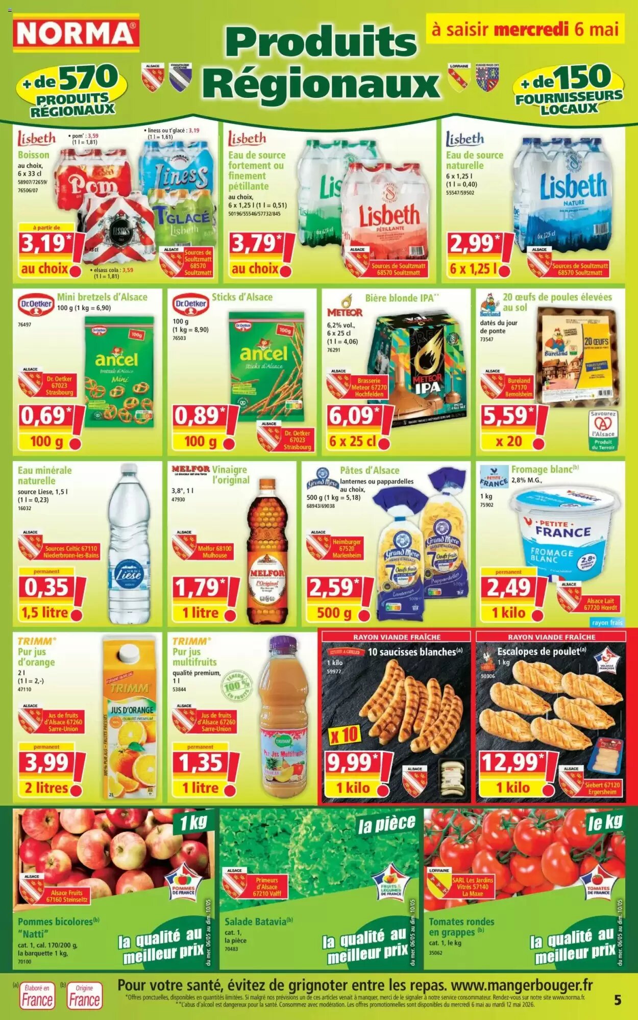 Prospectus promotionnel Norma valable à partir du 06/05/2026 - Page 5.