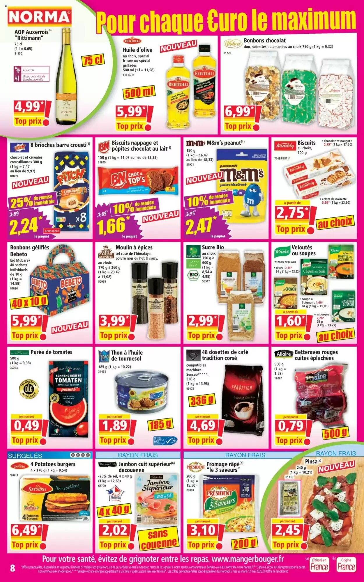 Prospectus promotionnel Norma valable à partir du 06/05/2026 - Page 8.
