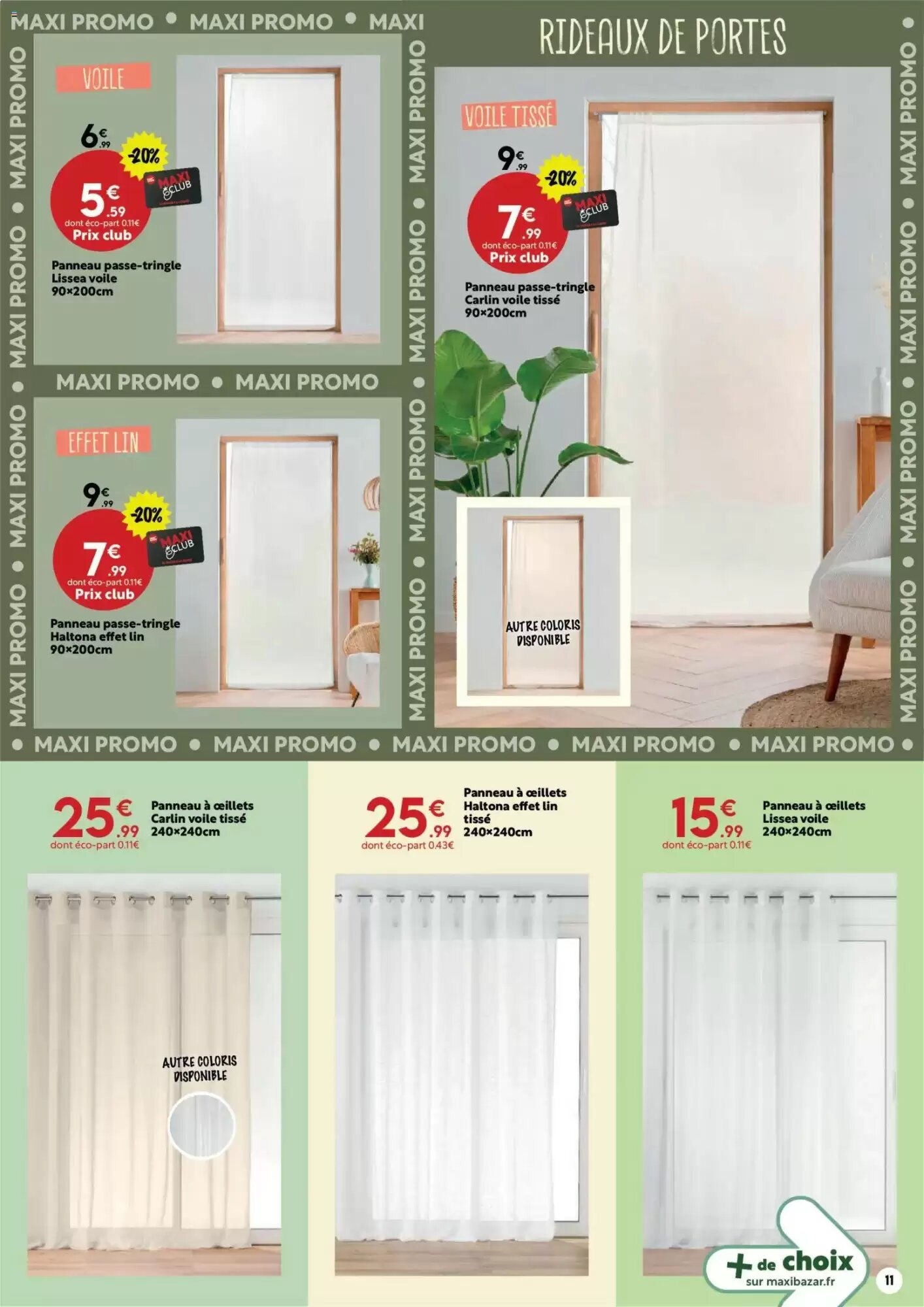 Prospectus promotionnel Maxi Bazar valable à partir du 06/05/2026 - Page 11.