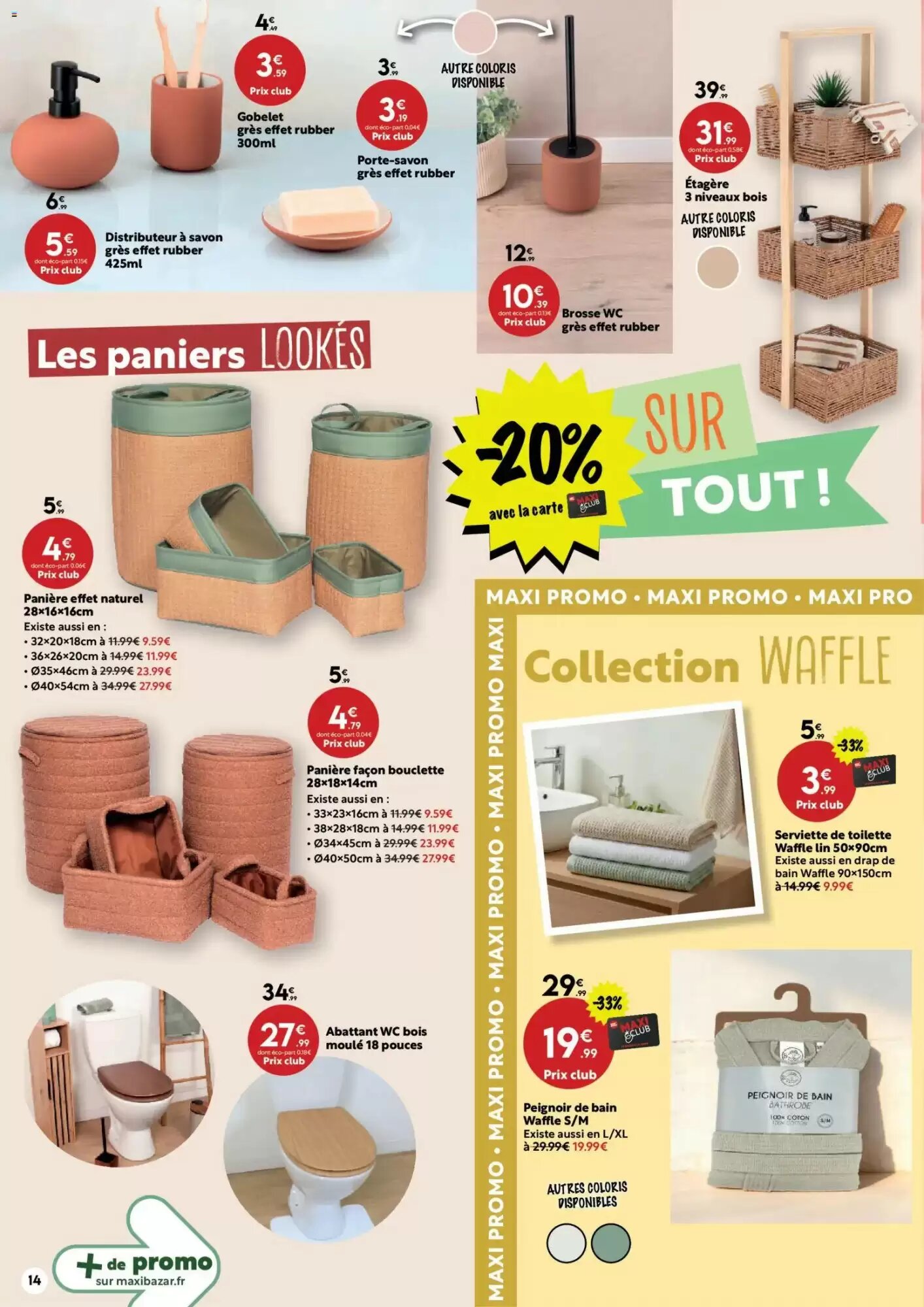 Prospectus promotionnel Maxi Bazar valable à partir du 06/05/2026 - Page 14.