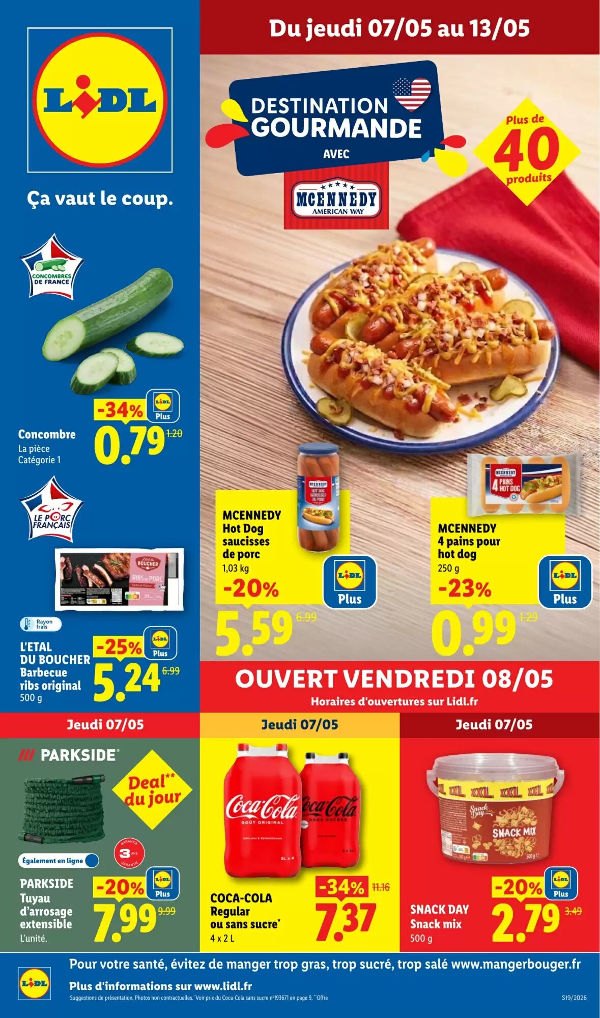 Prospectus promotionnel Lidl valable à partir du 07/05/2026 - Page 1.