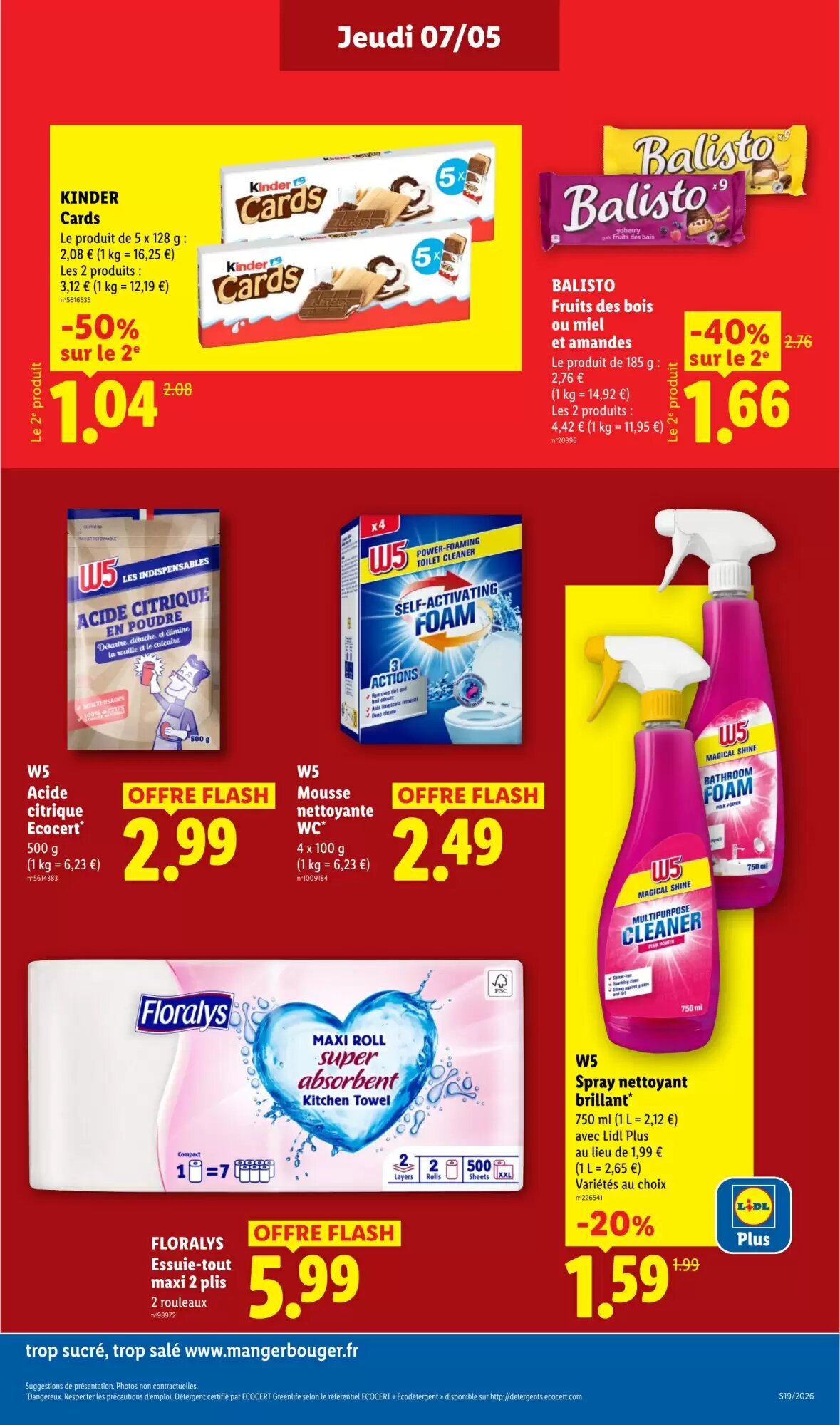 Prospectus promotionnel Lidl valable à partir du 07/05/2026 - Page 15.