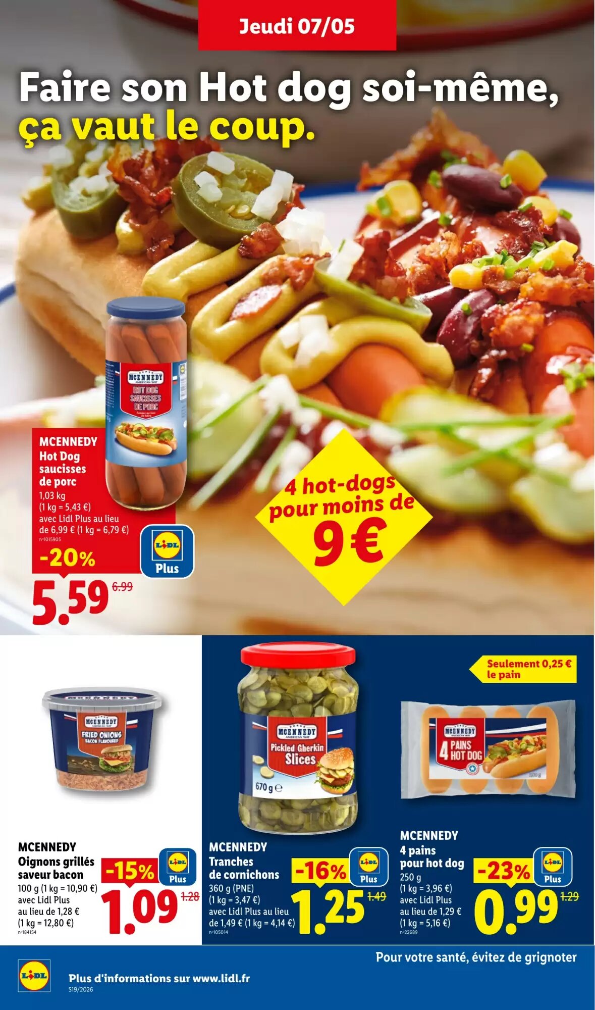 Prospectus promotionnel Lidl valable à partir du 07/05/2026 - Page 18.